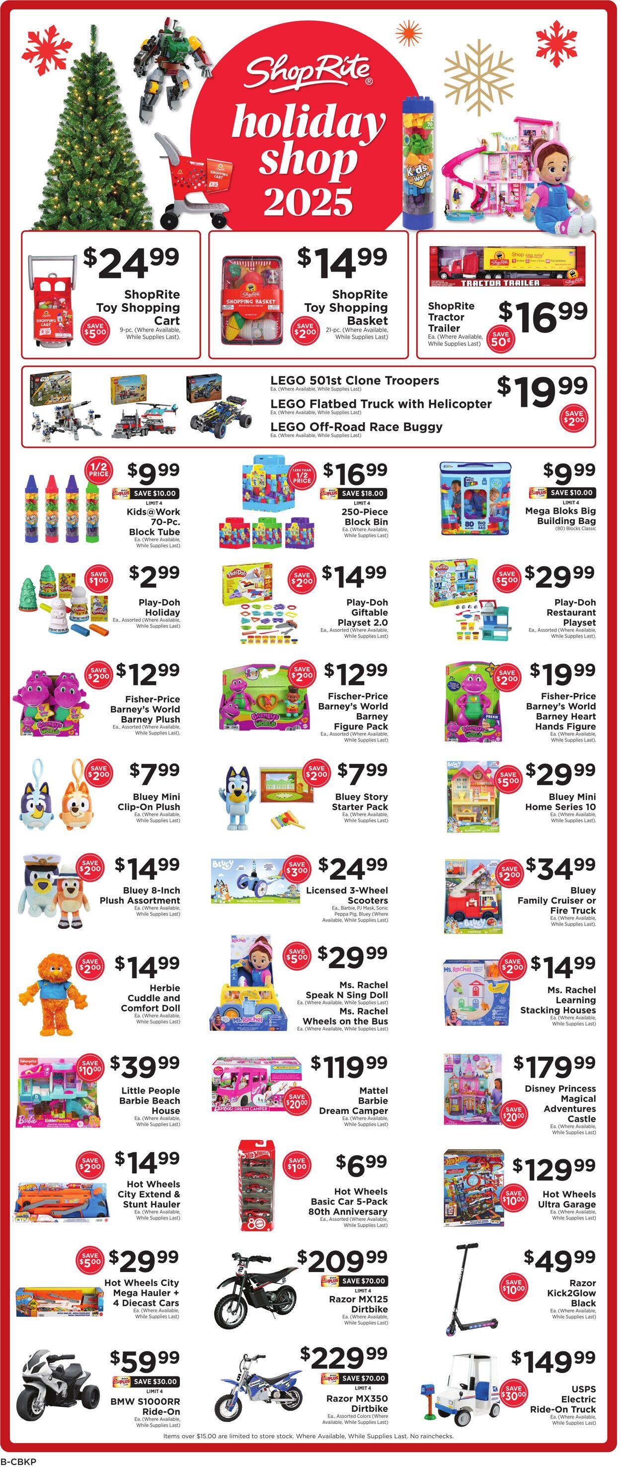 Weekly ad ShopRite 10/30/2025 - 11/06/2025