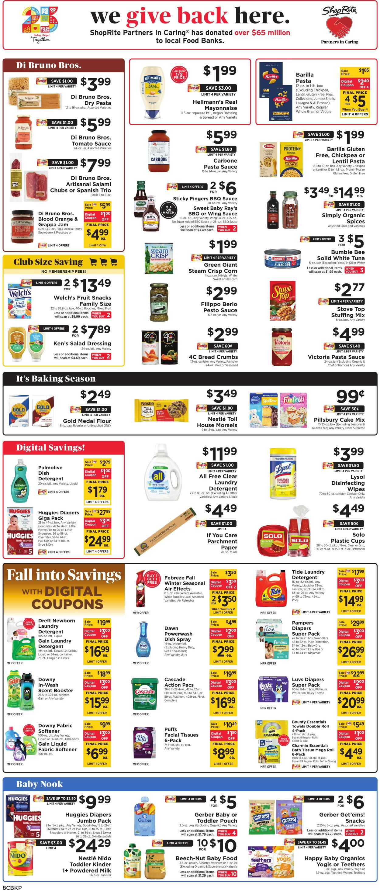 Weekly ad ShopRite 10/30/2025 - 11/06/2025