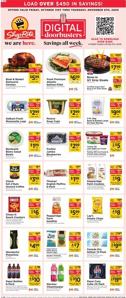 Weekly ad ShopRite 10/30/2025 - 11/06/2025