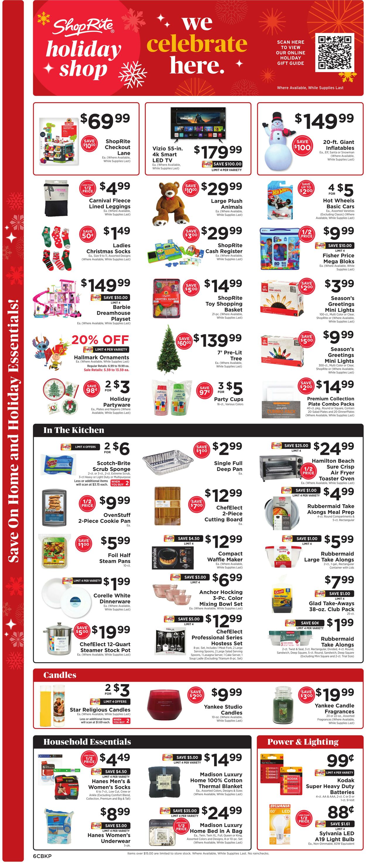 Weekly ad ShopRite 12/04/2025 - 12/11/2025