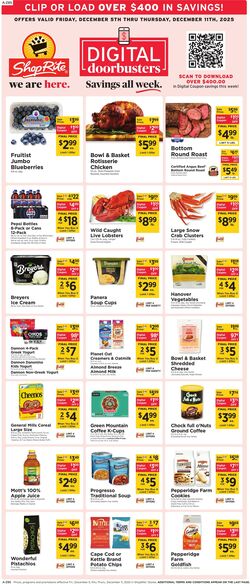 Weekly ad ShopRite 12/04/2025 - 12/11/2025