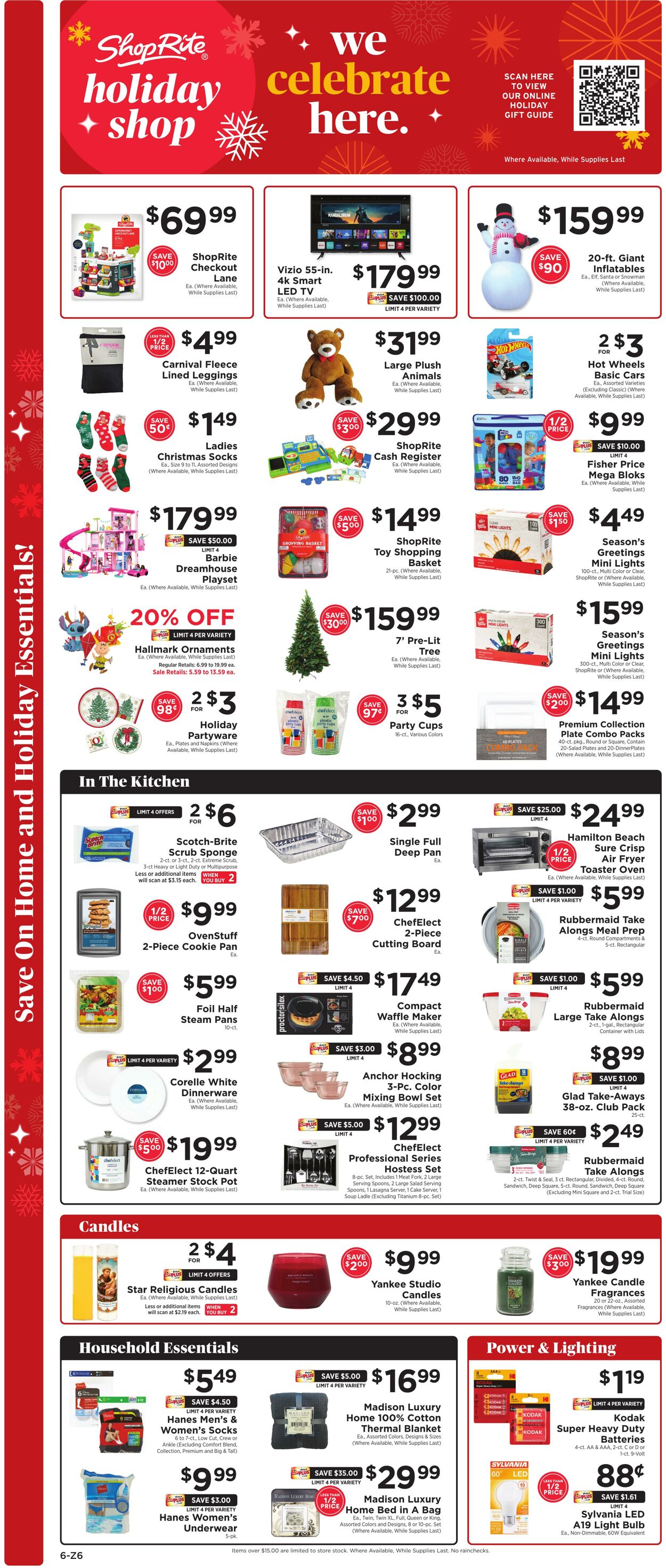 Weekly ad ShopRite 12/04/2025 - 12/13/2025