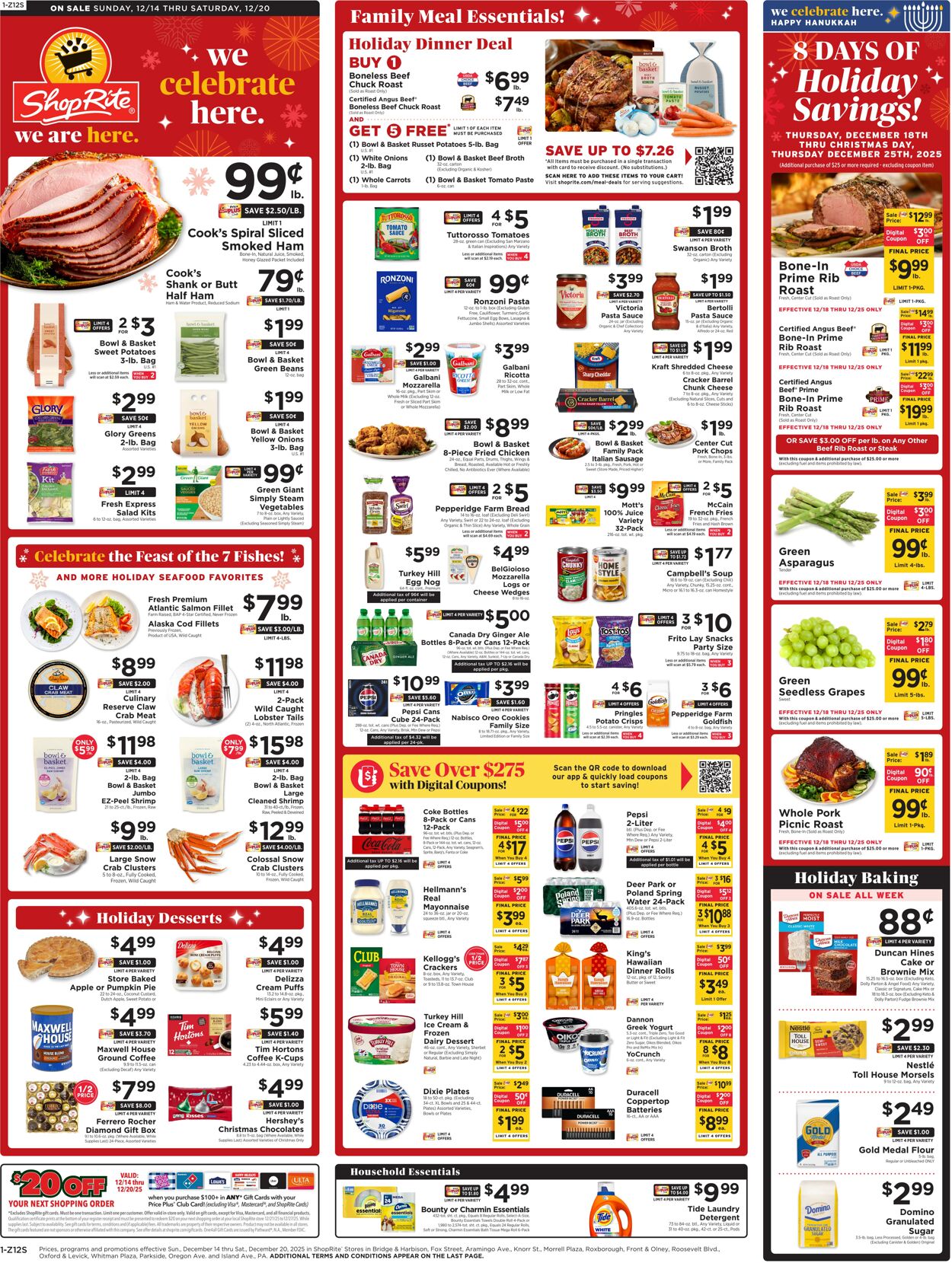 Weekly ad ShopRite 12/11/2025 - 12/20/2025