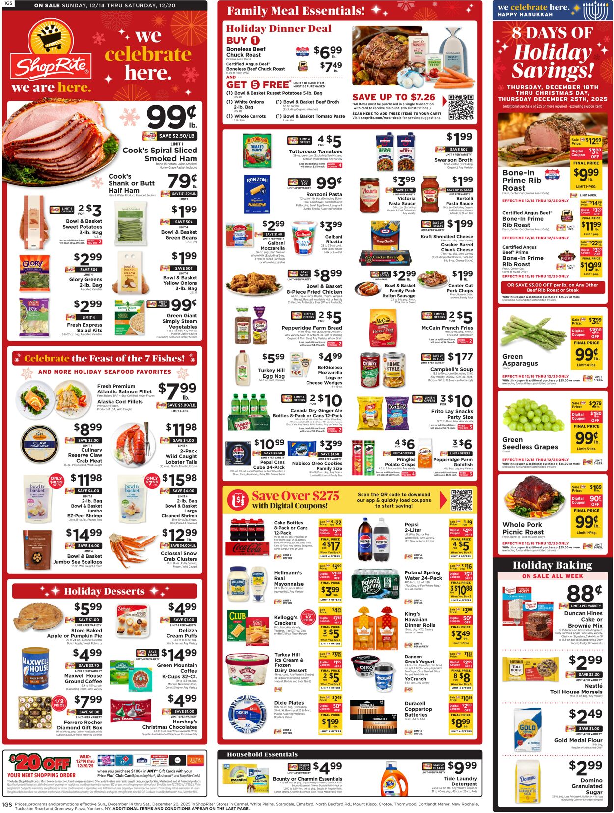 Weekly ad ShopRite 12/11/2025 - 12/20/2025
