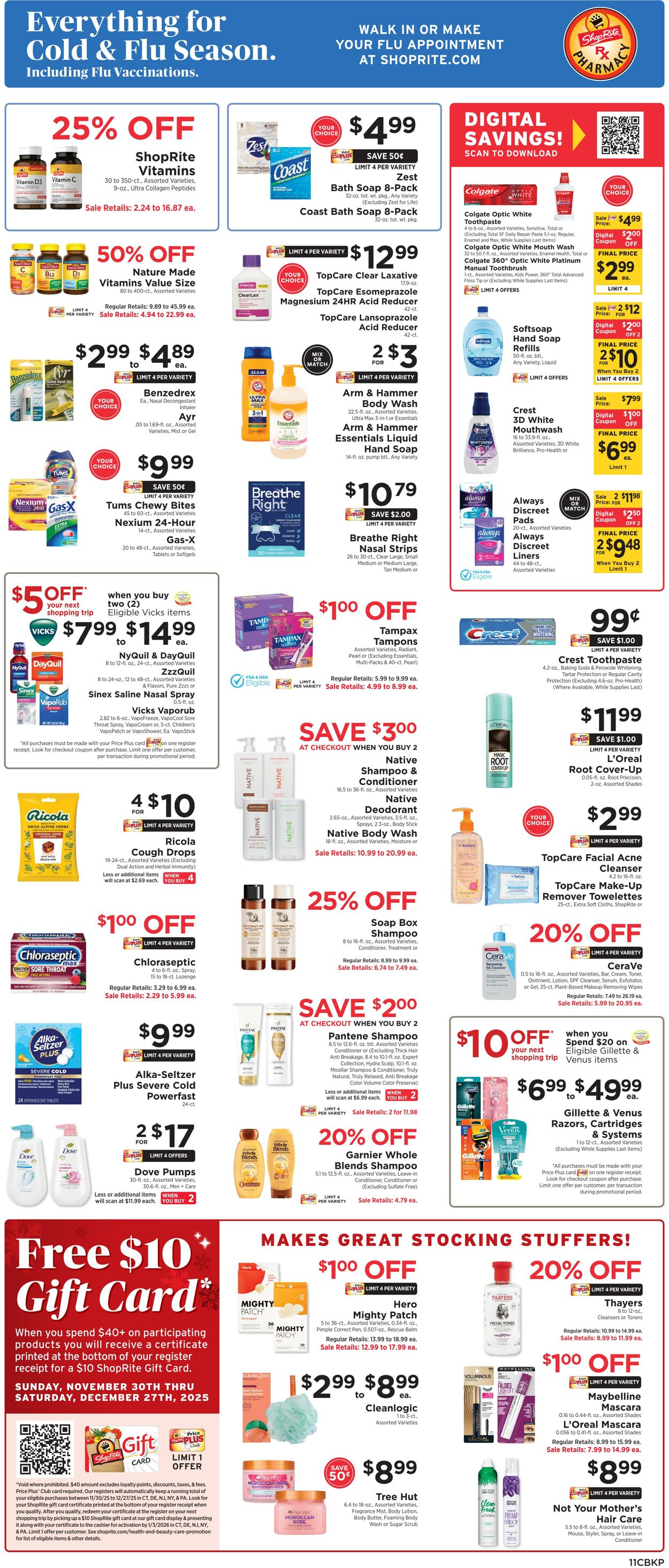 Weekly ad ShopRite 12/18/2025 - 12/27/2025
