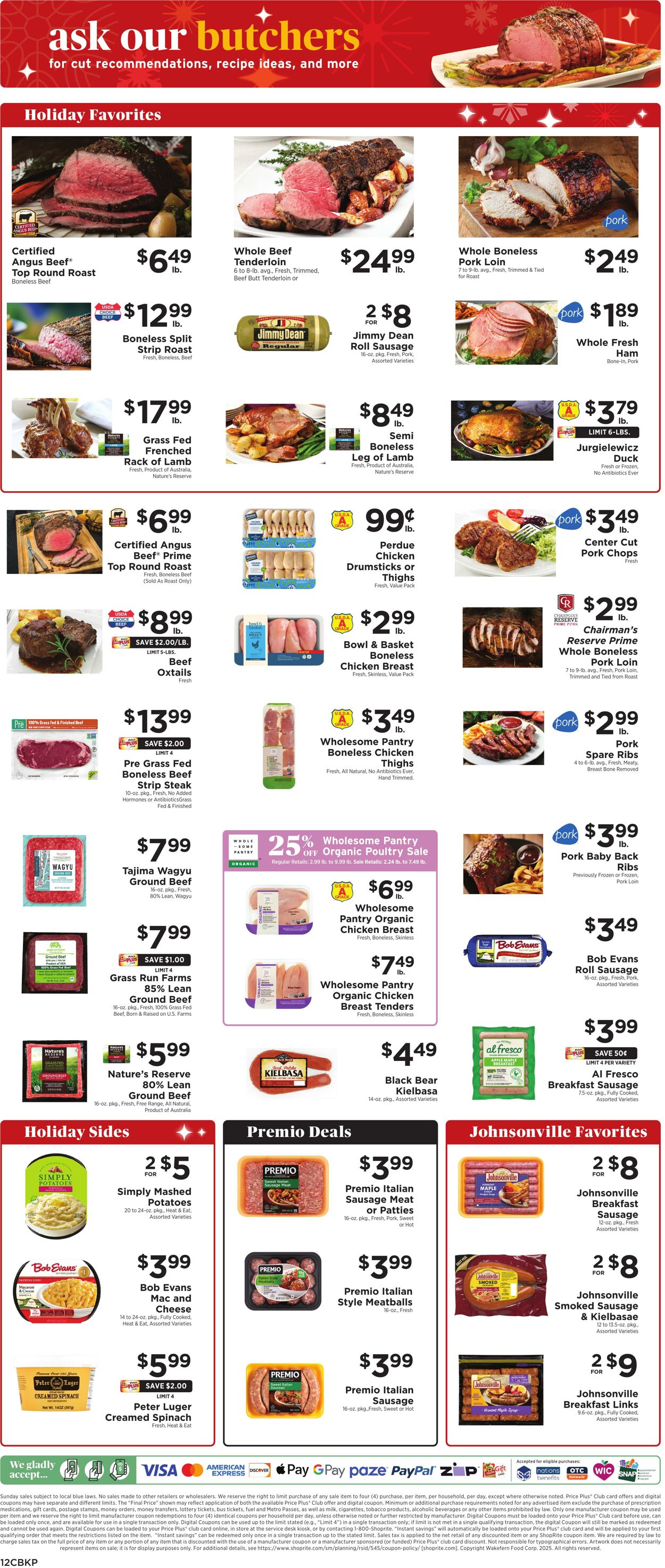 Weekly ad ShopRite 12/18/2025 - 12/27/2025