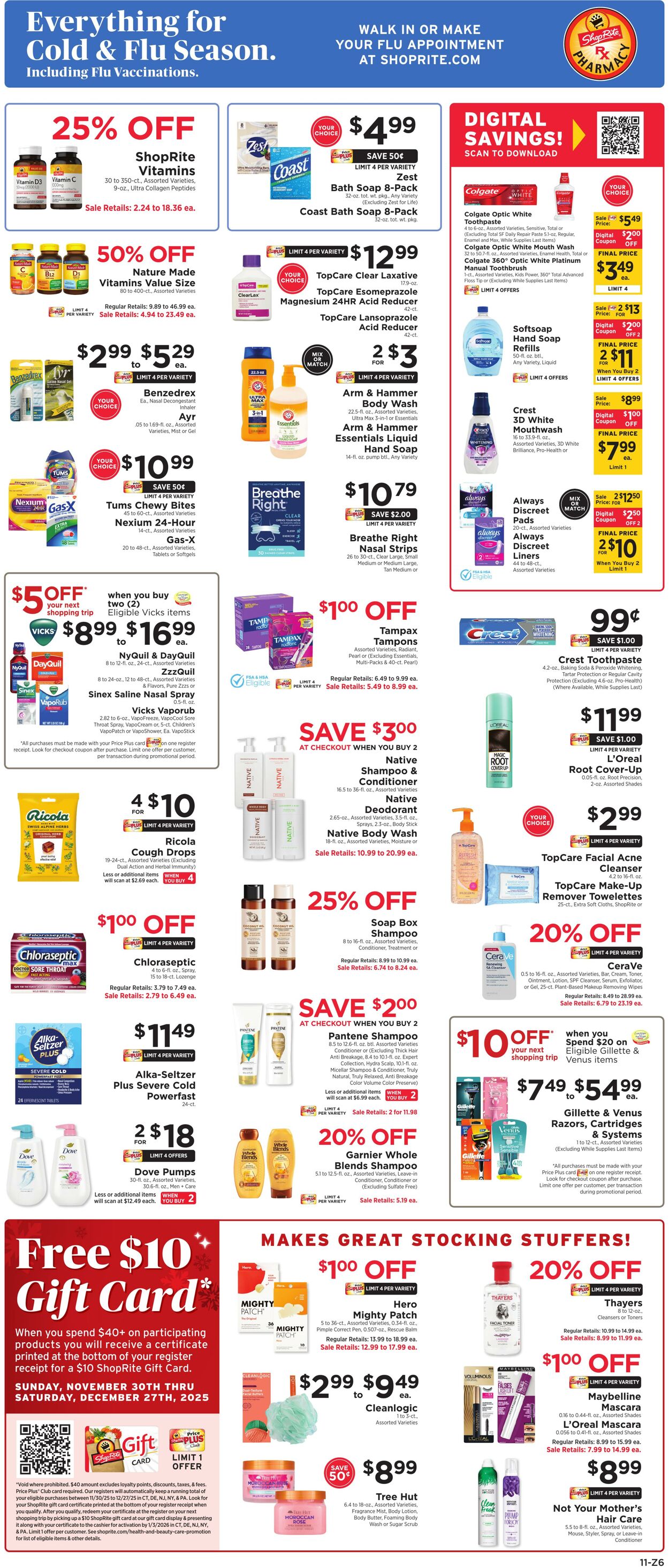 Weekly ad ShopRite 12/18/2025 - 12/27/2025