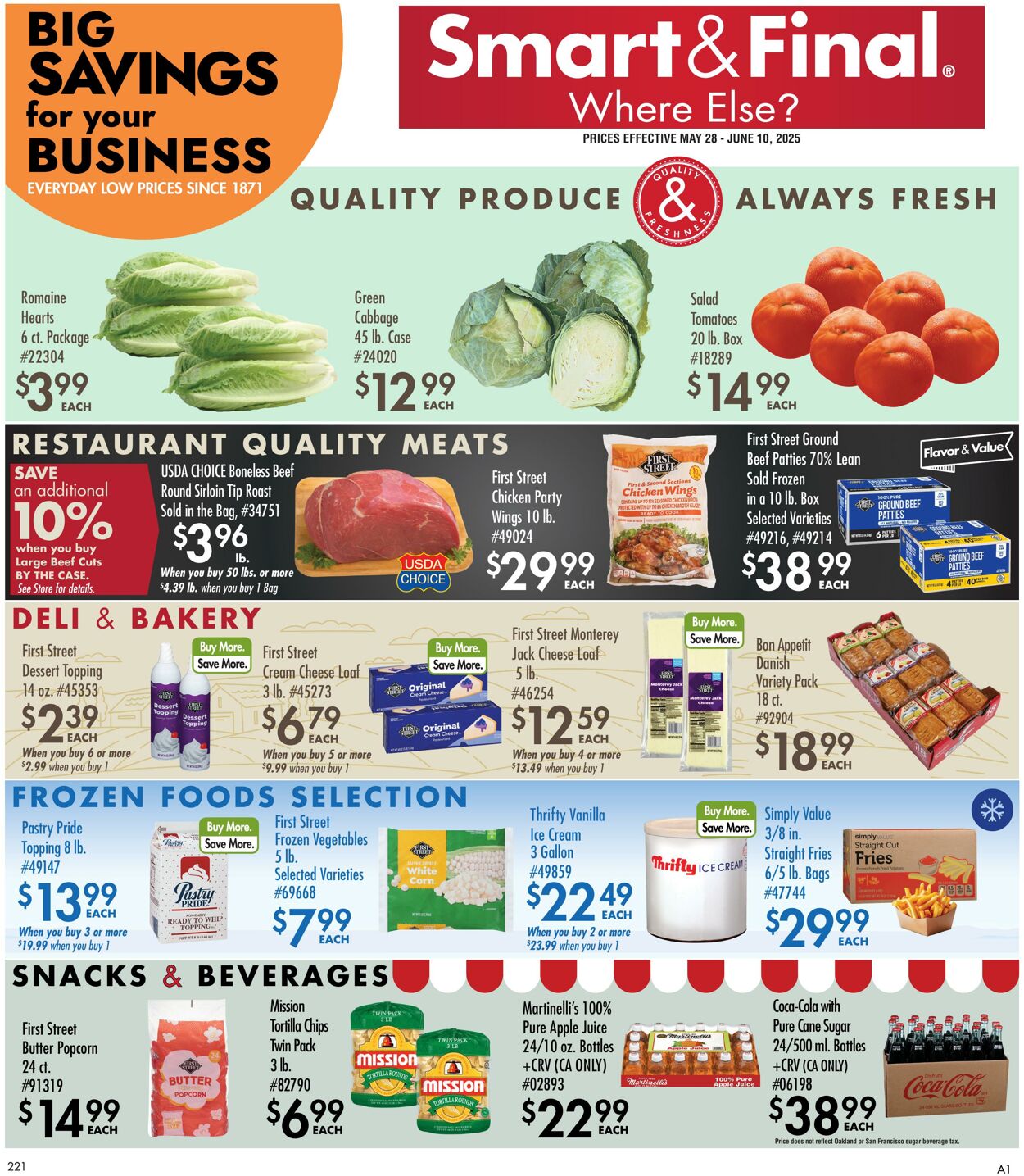 Weekly ad Smart and Final 05/27/2025 - 06/10/2025
