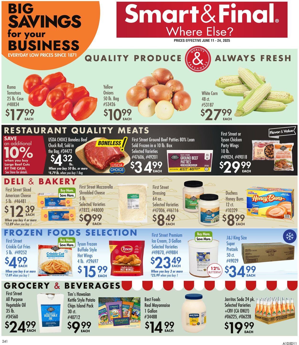 Weekly ad Smart and Final 06/10/2025 - 06/24/2025