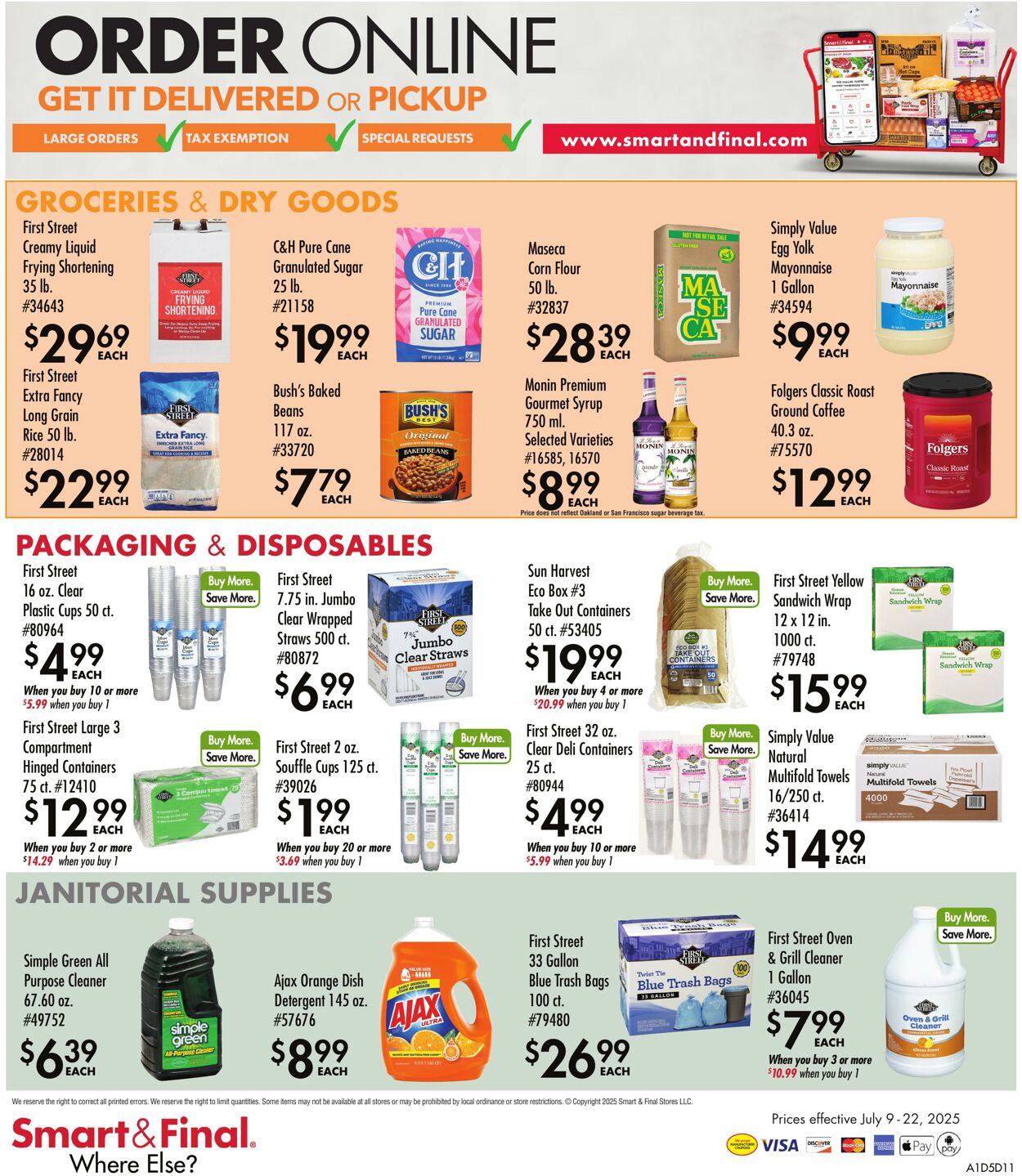 Weekly ad Smart and Final 07/08/2025 - 07/22/2025