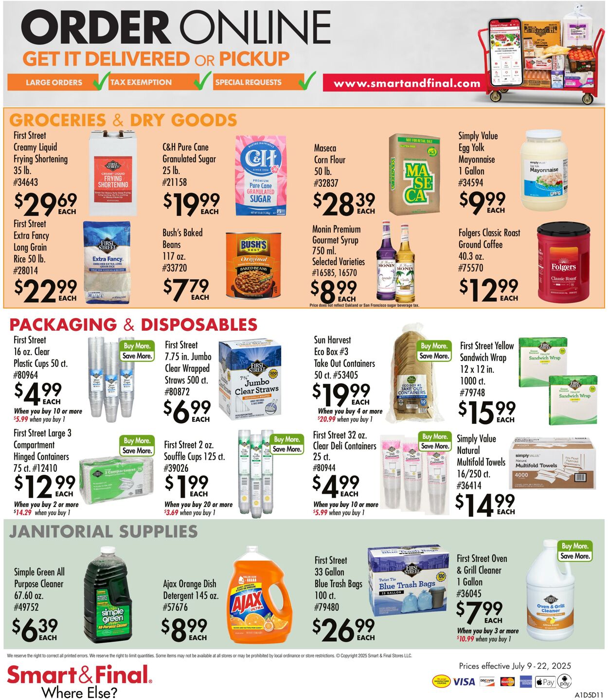 Weekly ad Smart and Final 07/08/2025 - 07/22/2025