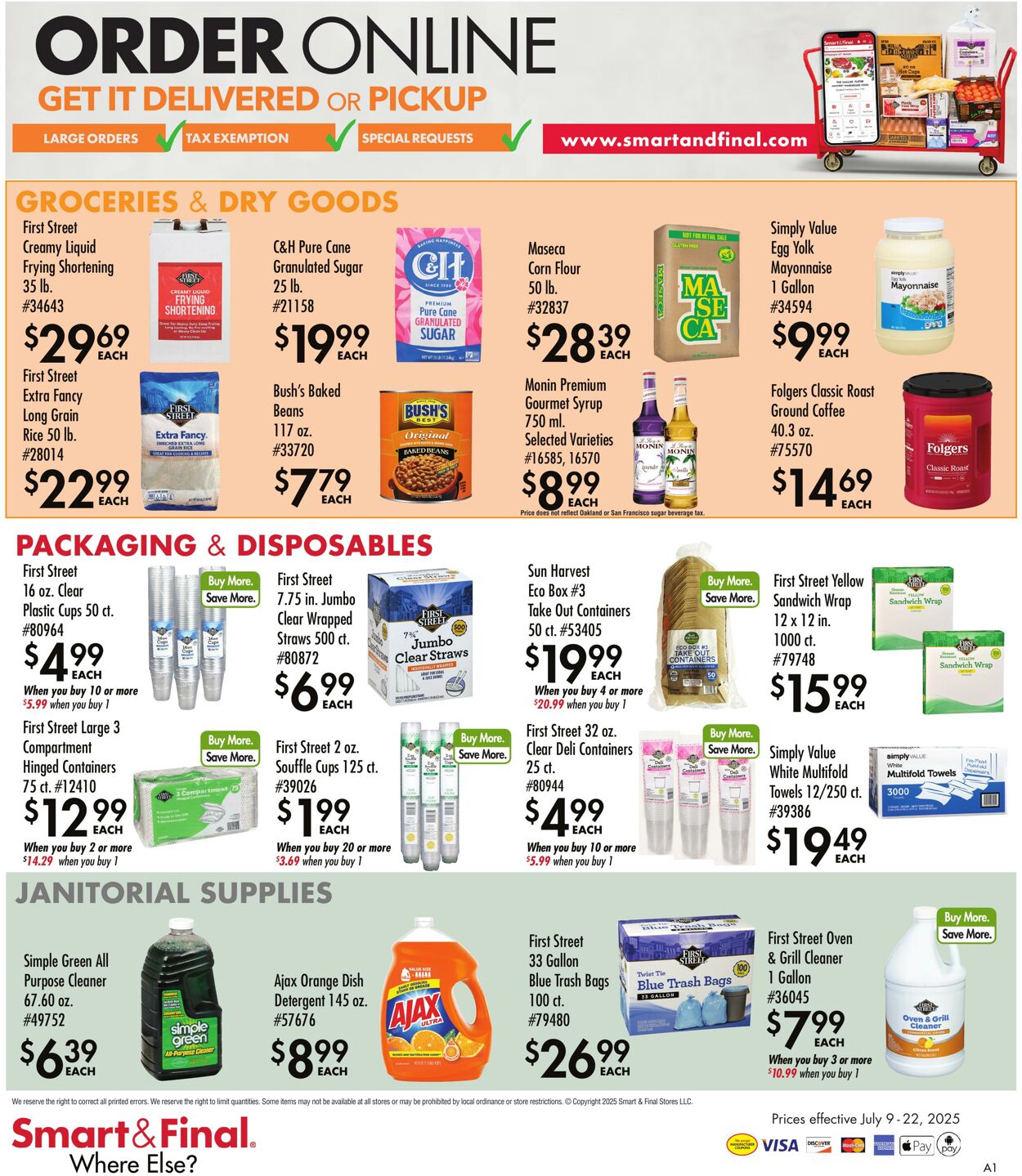 Weekly ad Smart and Final 07/08/2025 - 07/22/2025