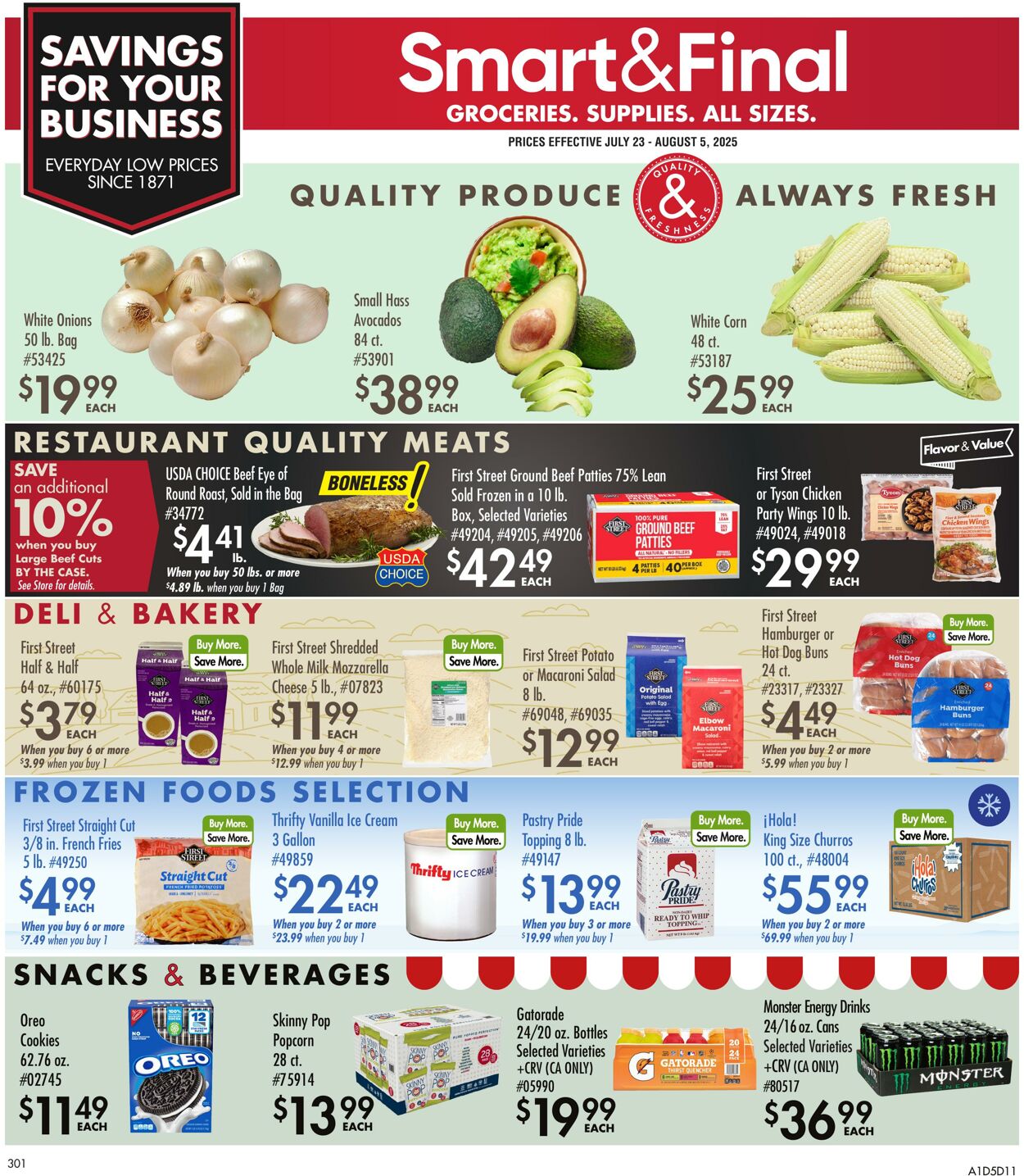 Weekly ad Smart and Final 07/22/2025 - 08/05/2025