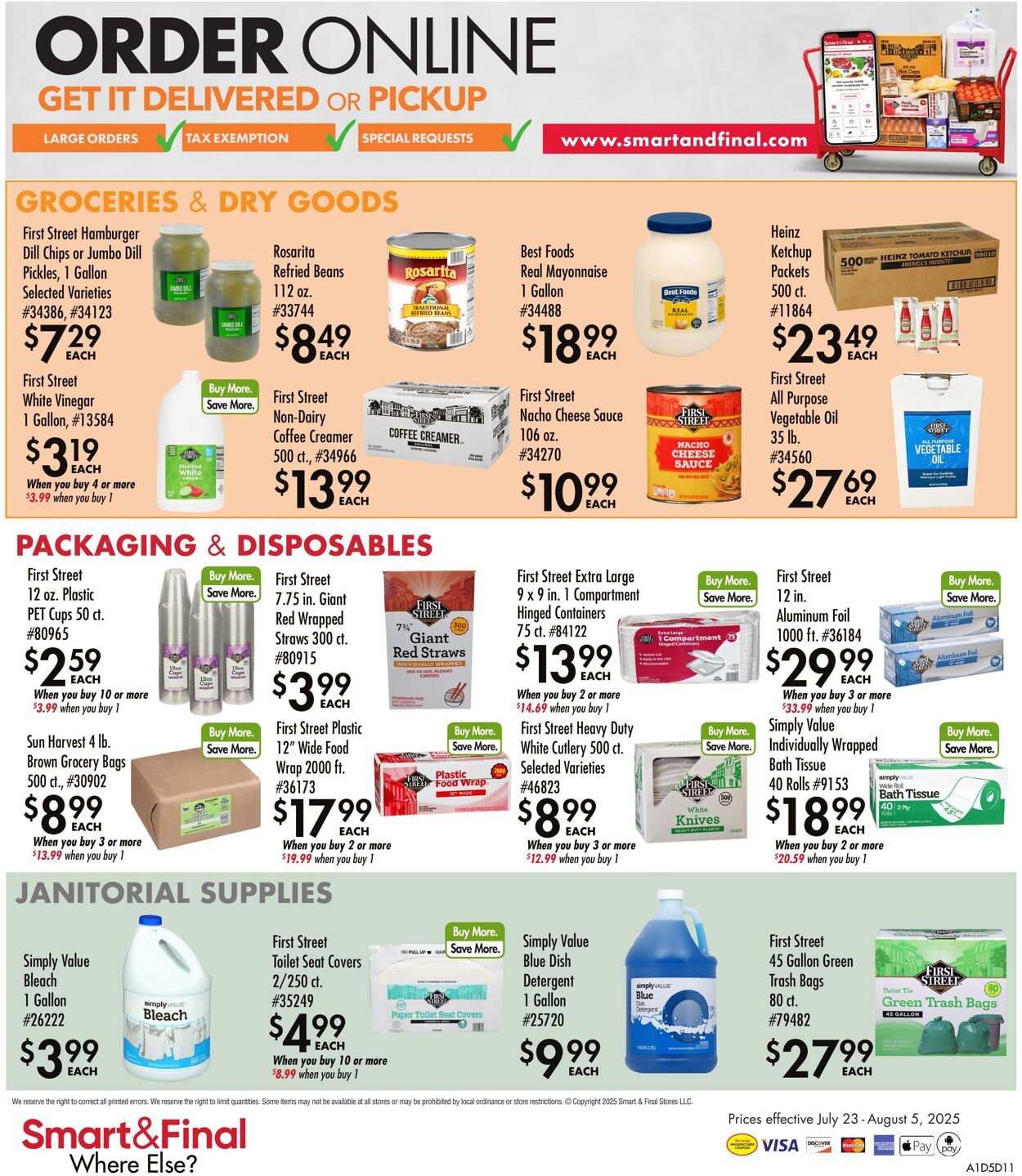 Weekly ad Smart and Final 07/22/2025 - 08/05/2025