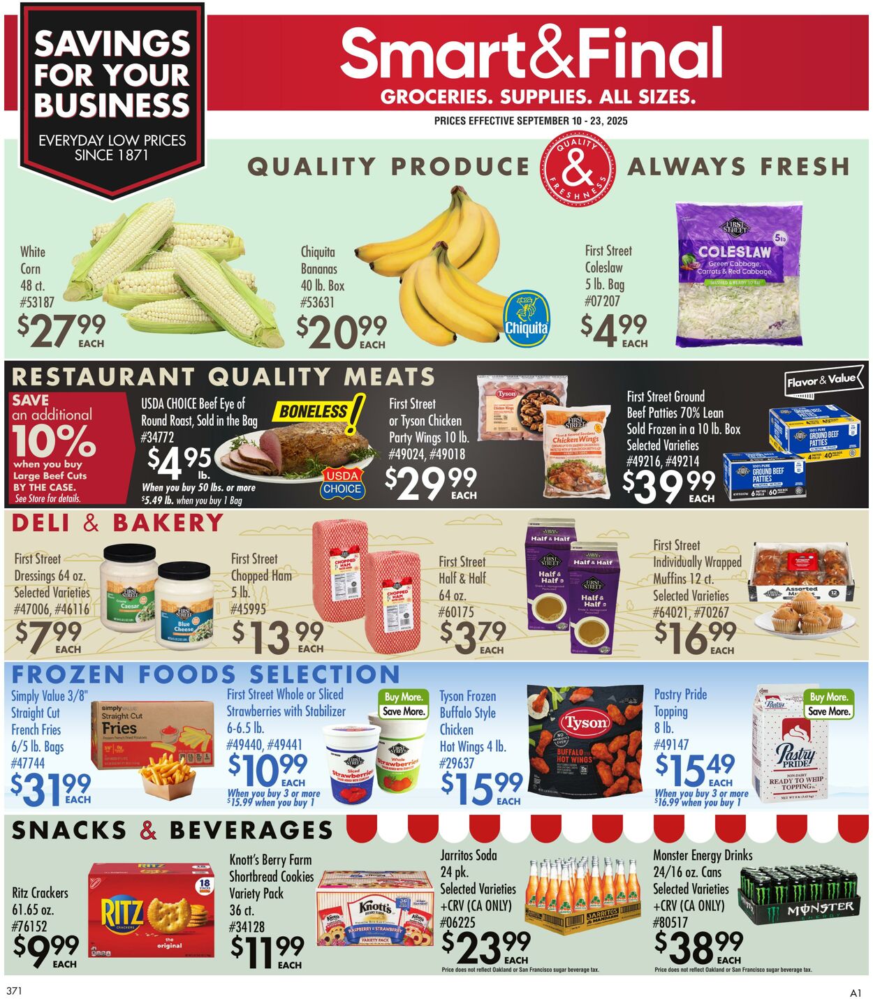 Weekly ad Smart and Final 09/09/2025 - 09/23/2025