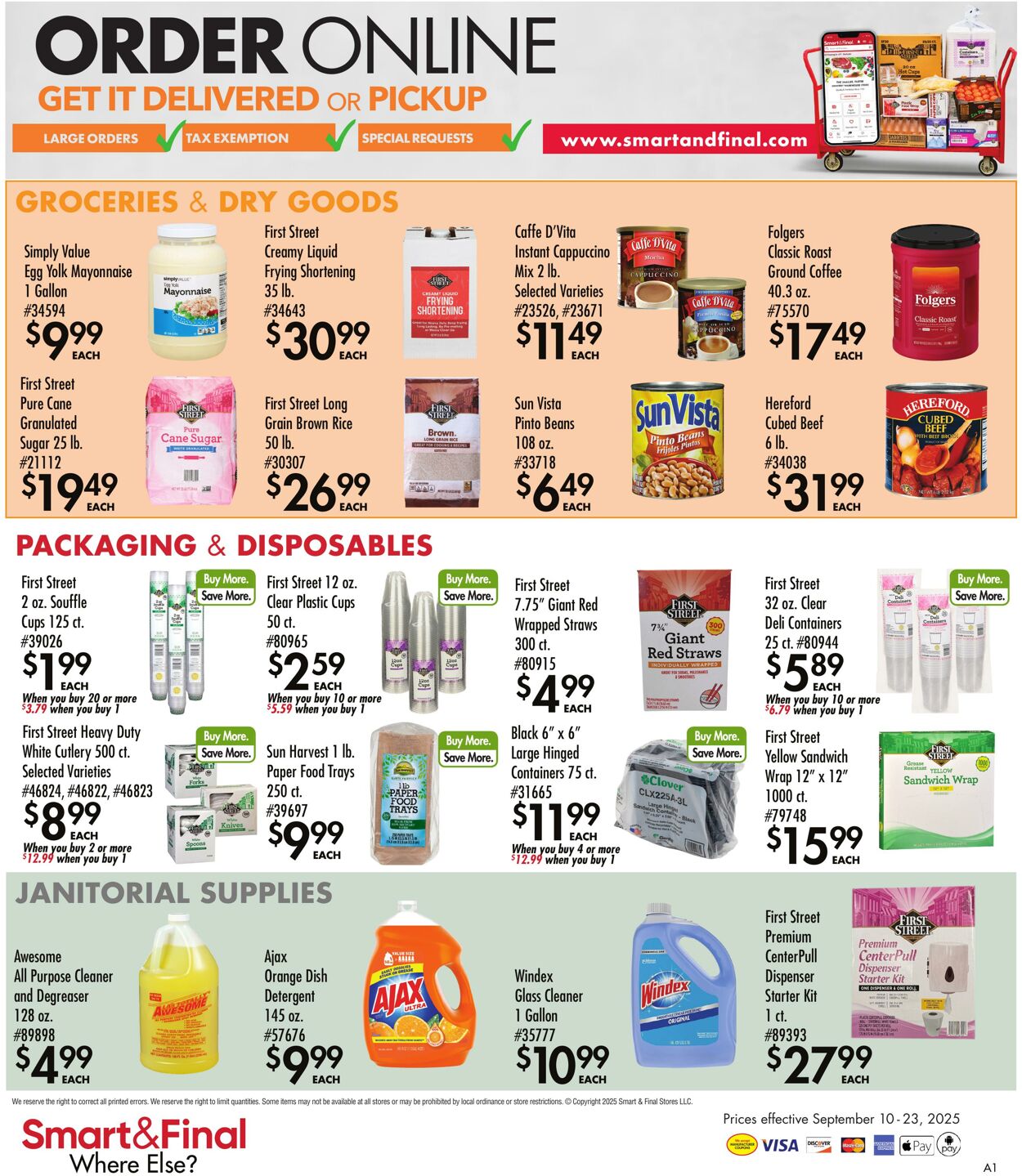 Weekly ad Smart and Final 09/09/2025 - 09/23/2025