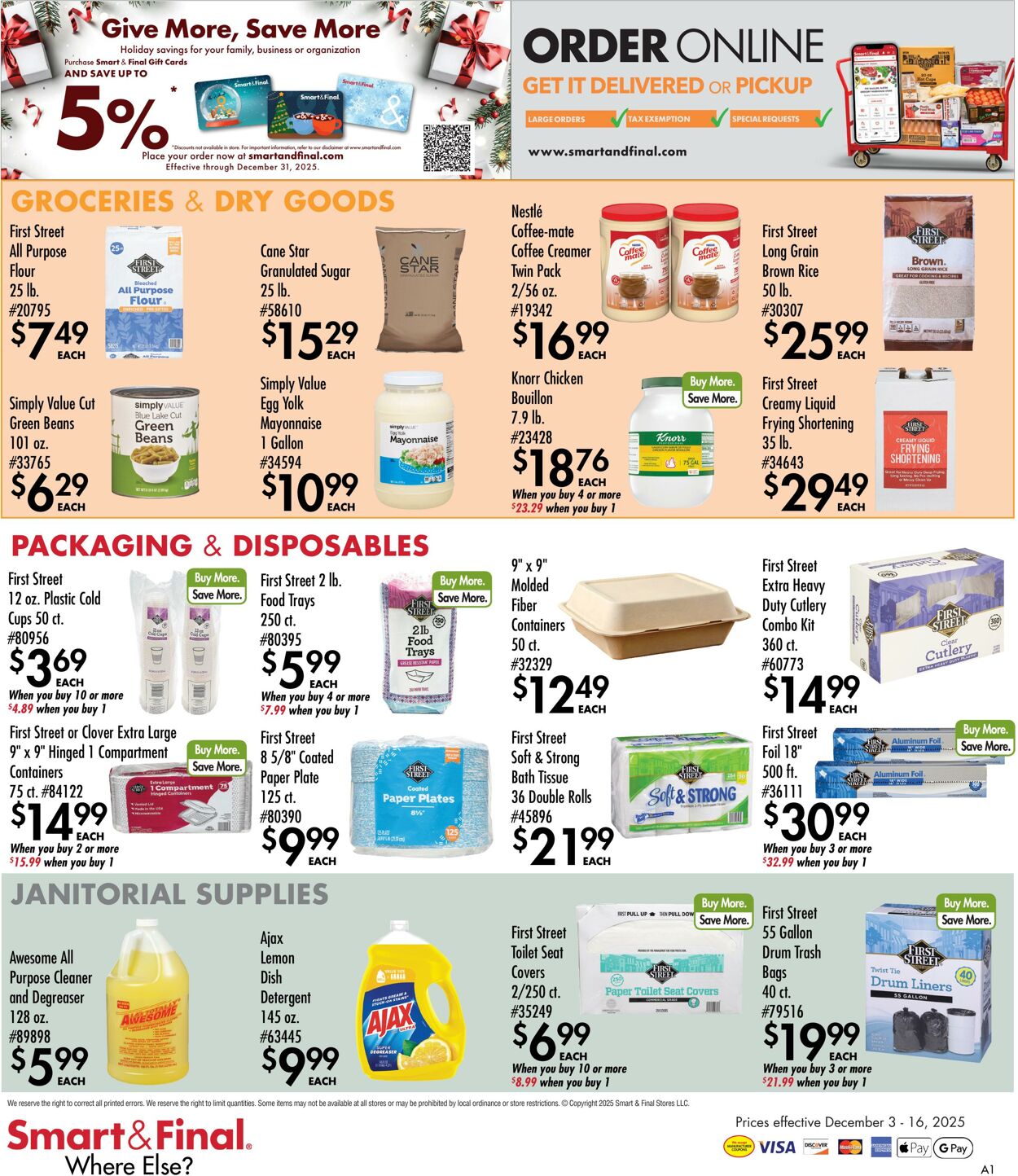 Weekly ad Smart and Final 12/02/2025 - 12/16/2025
