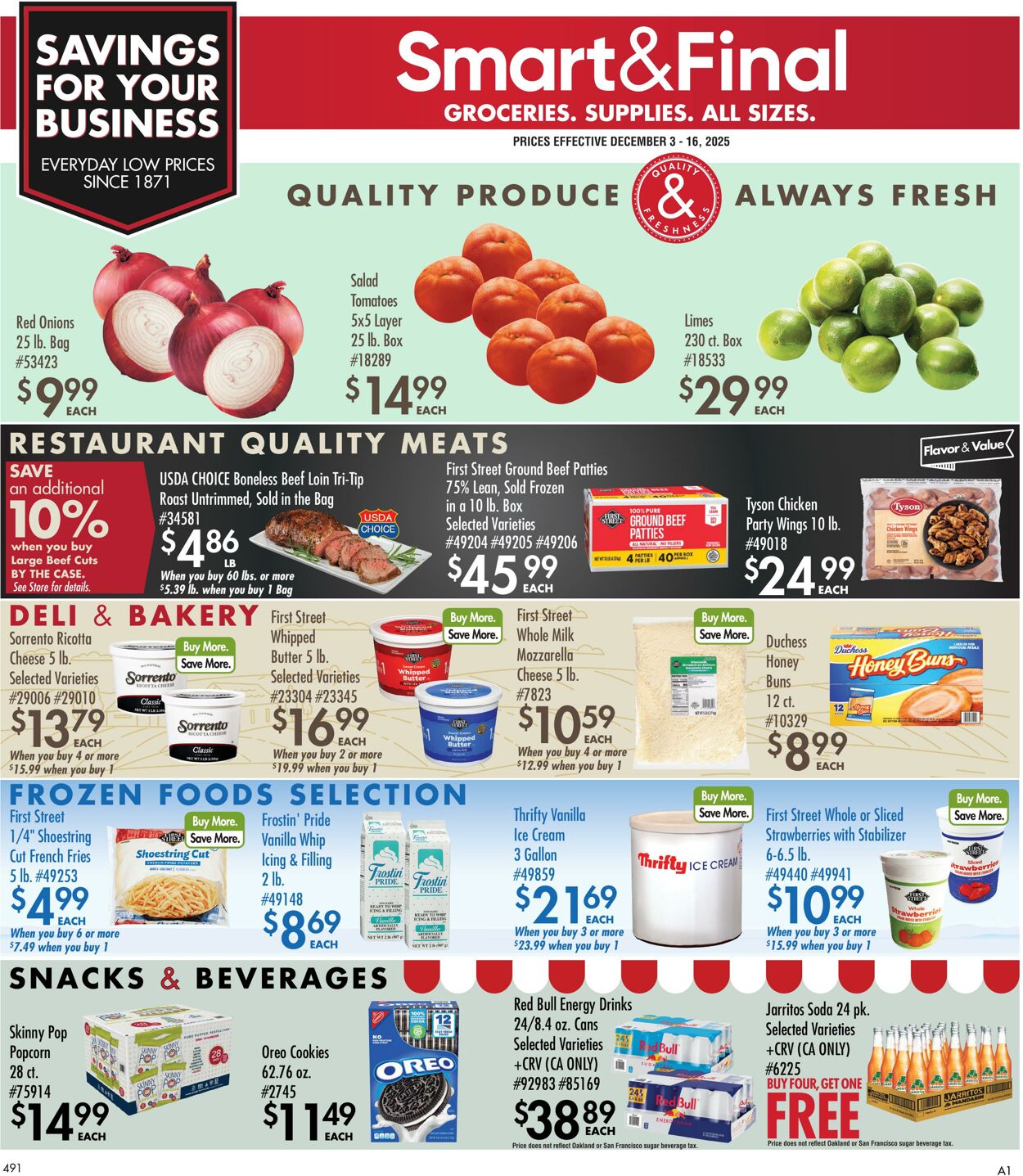 Weekly ad Smart and Final 12/02/2025 - 12/16/2025