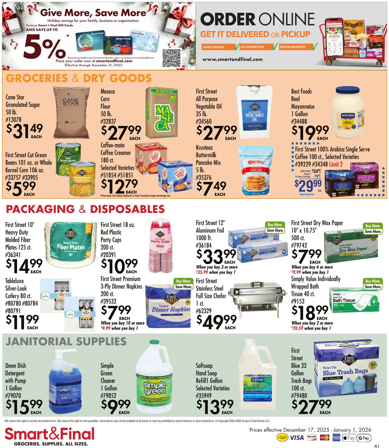 Weekly ad Smart and Final 12/16/2025 - 01/01/2026