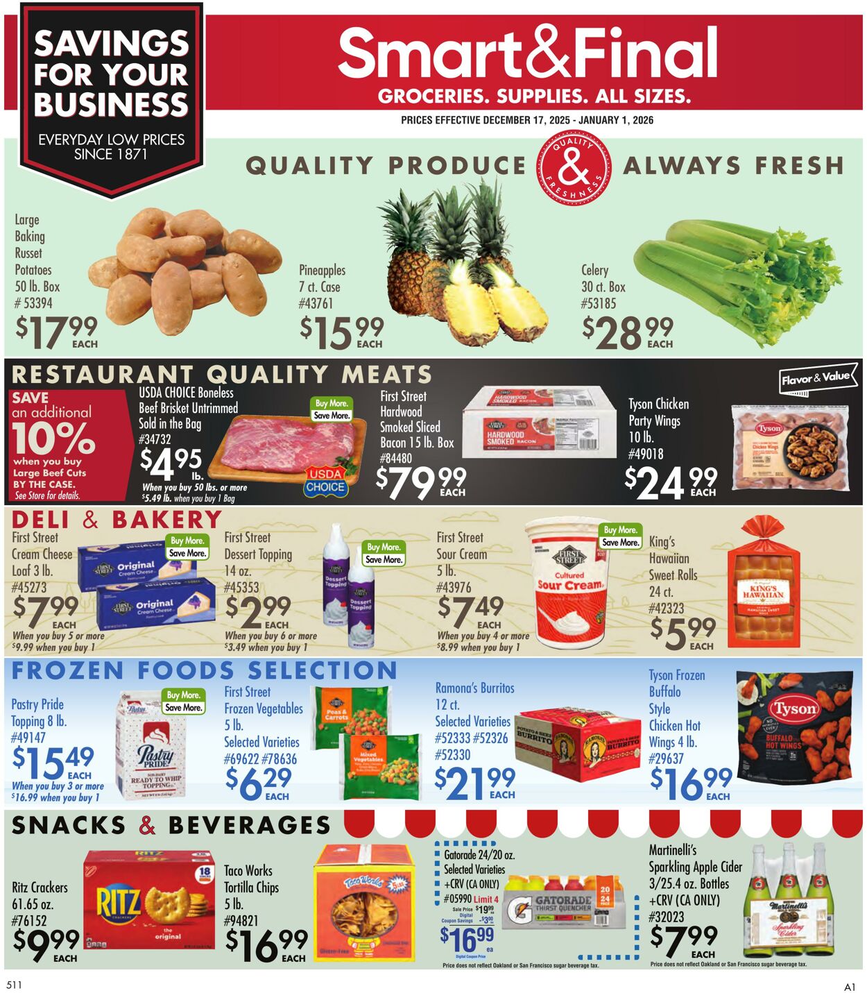 Smart and Final Promotional weekly ads