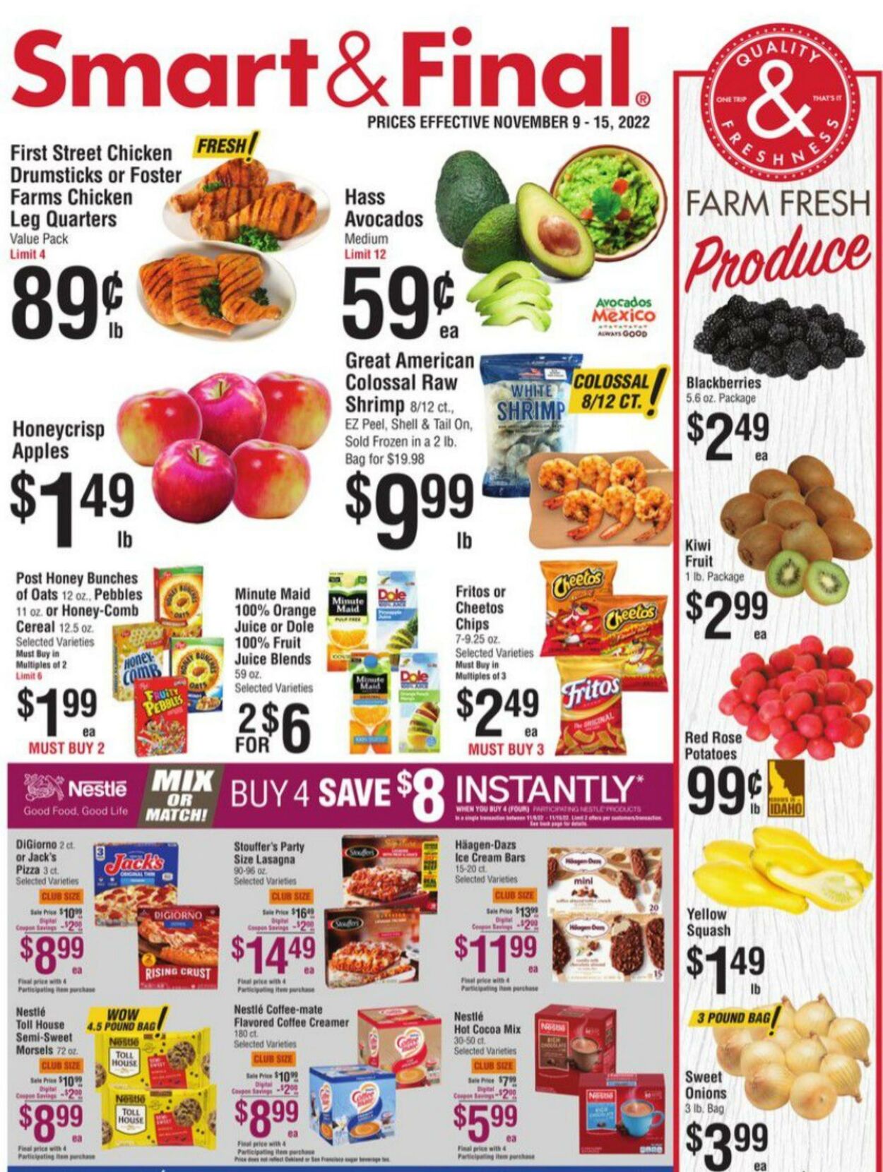 Weekly ad Smart and Final 11/09/2022 - 11/15/2022