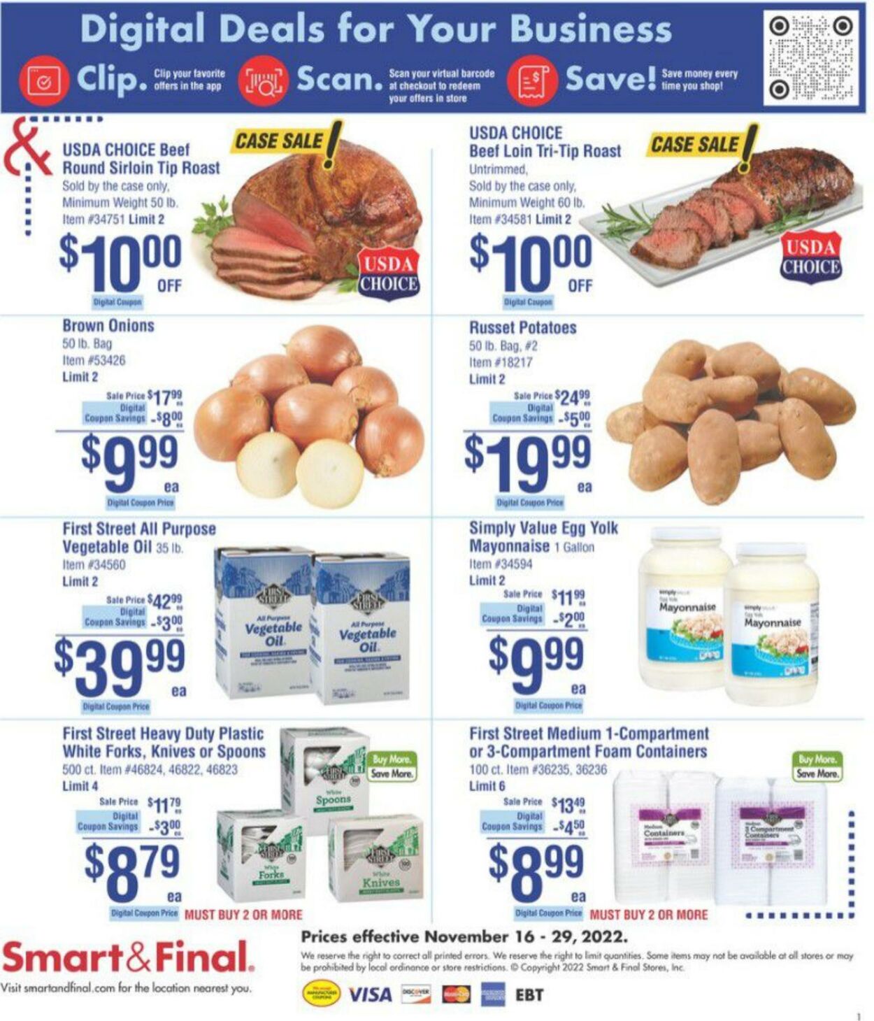 Weekly ad Smart and Final 11/16/2022 - 11/29/2022