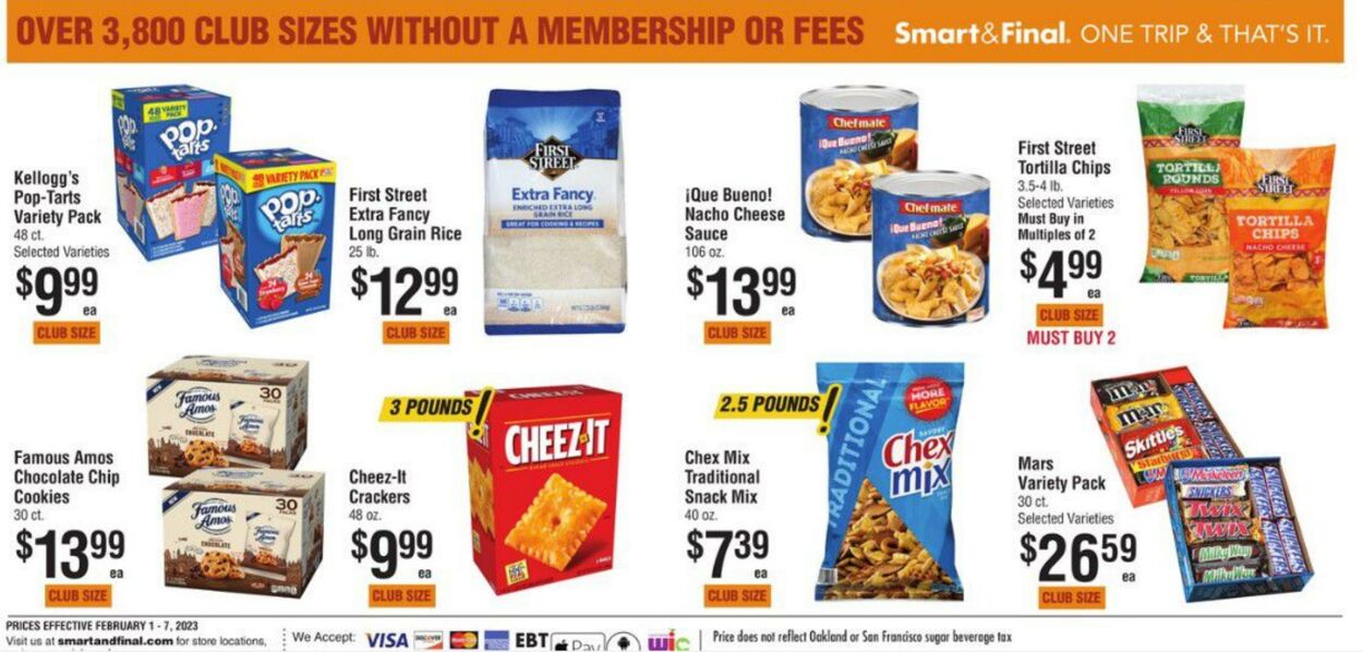 Weekly ad Smart and Final 02/01/2023 - 02/07/2023