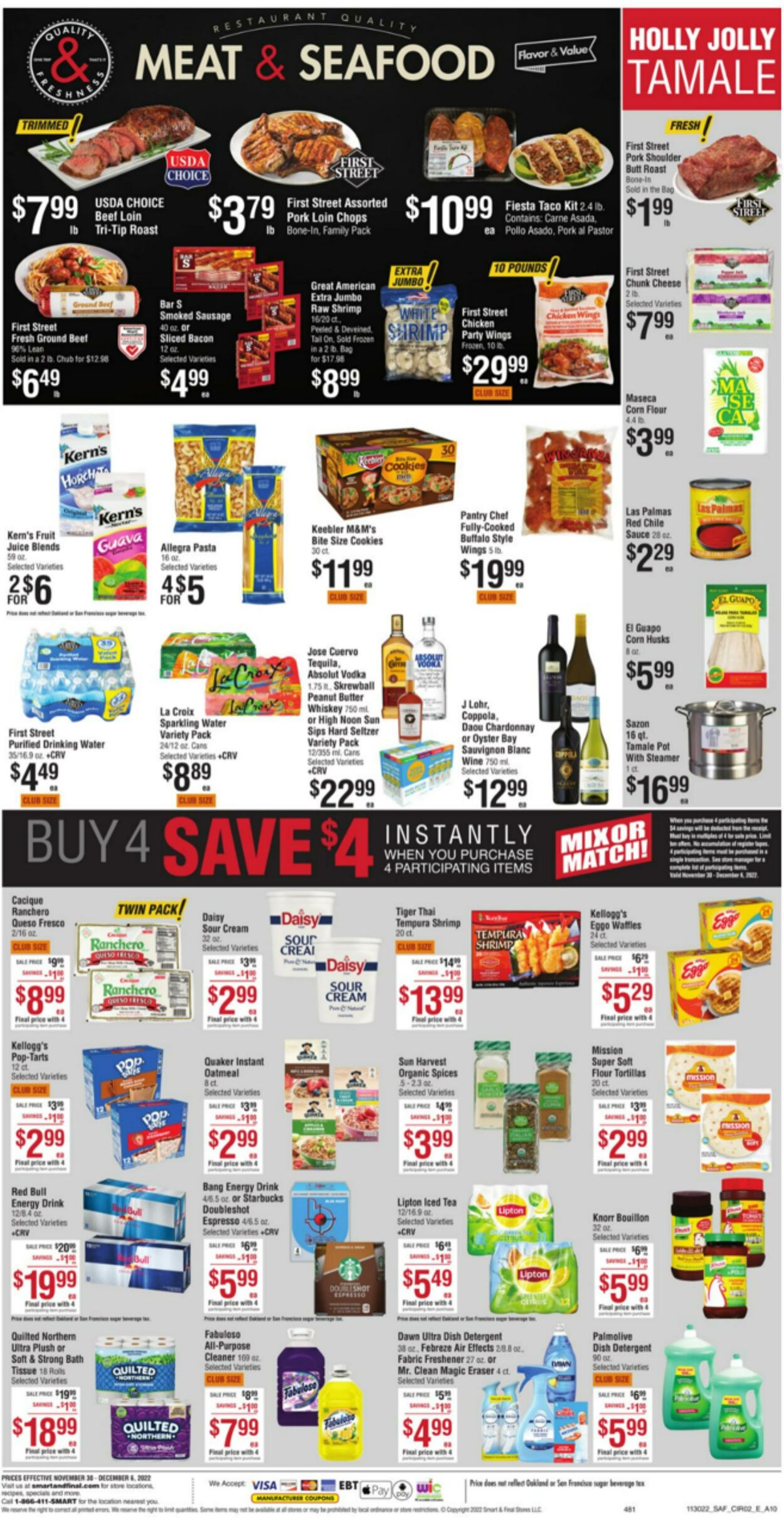 Weekly ad Smart and Final 11/30/2022 - 12/06/2022