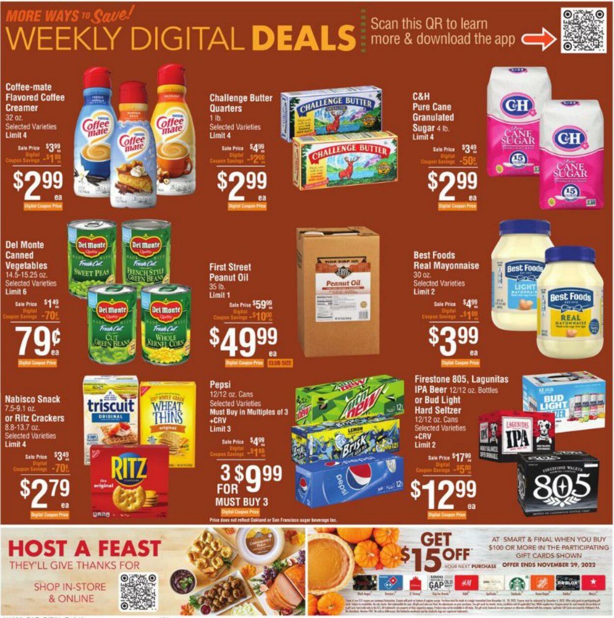 Weekly ad Smart and Final 11/16/2022 - 11/24/2022