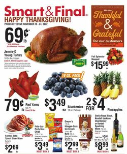 Weekly ad Smart and Final 11/16/2022-11/24/2022