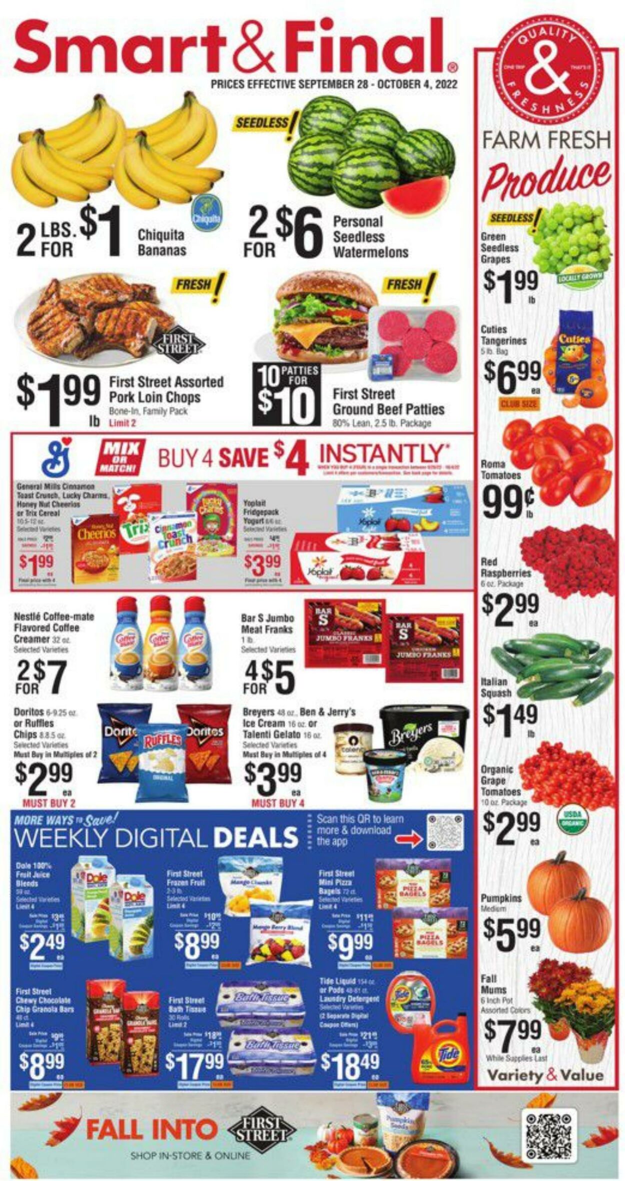 Weekly ad Smart and Final 09/28/2022 - 10/04/2022