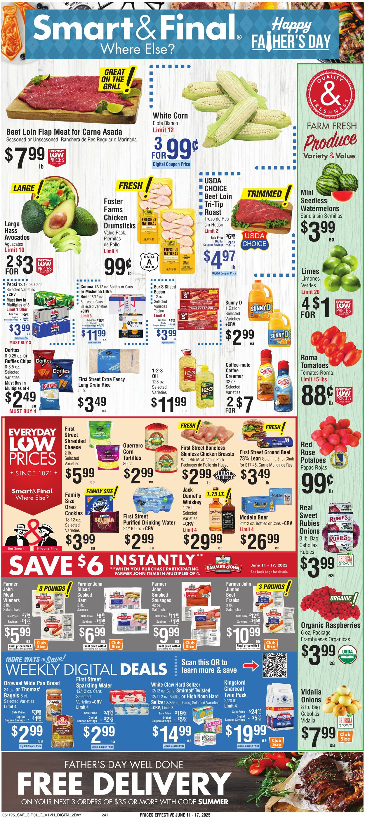 Weekly ad Smart and Final 06/10/2025 - 06/12/2025