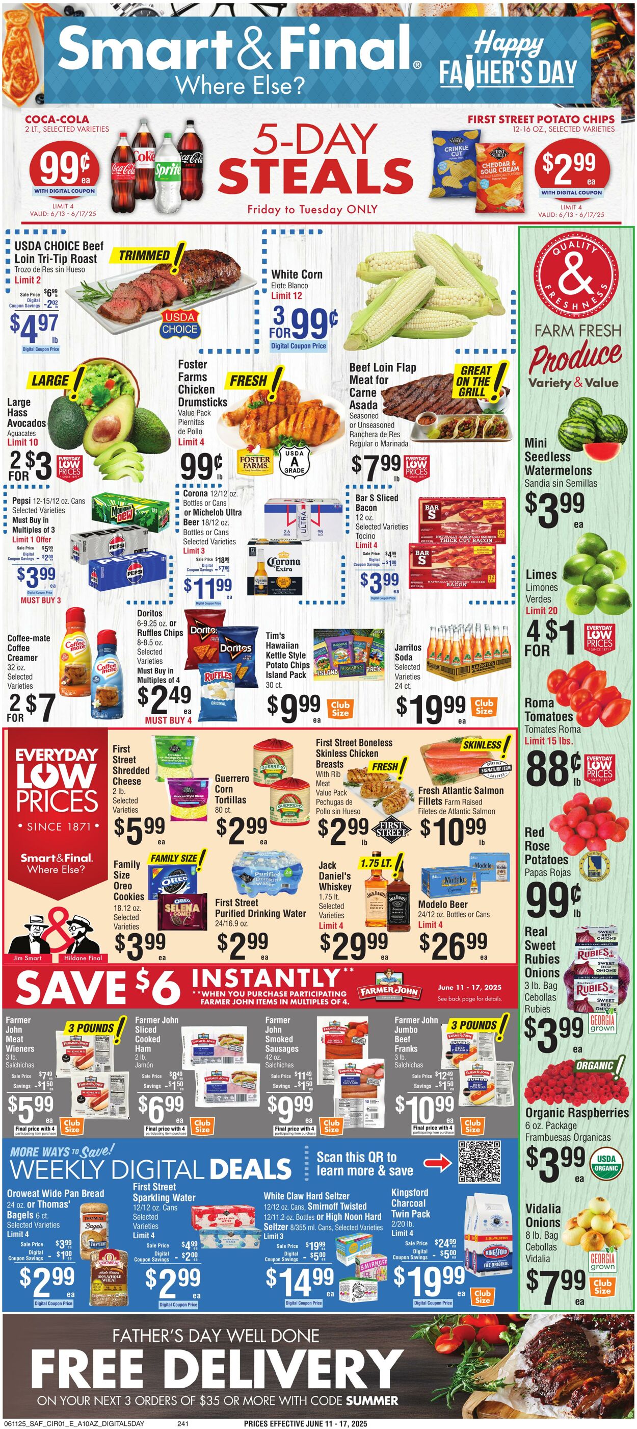 Weekly ad Smart and Final 06/13/2025 - 06/17/2025
