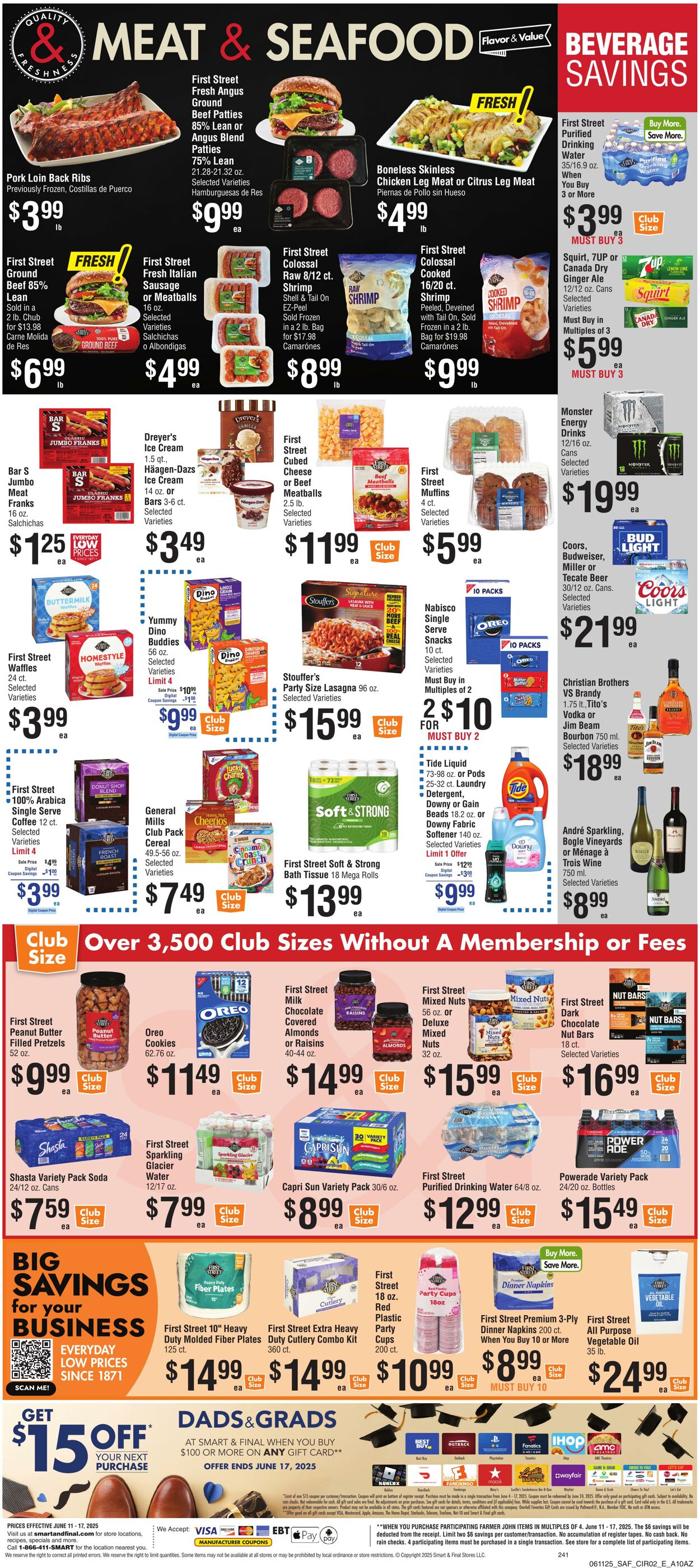 Weekly ad Smart and Final 06/13/2025 - 06/17/2025