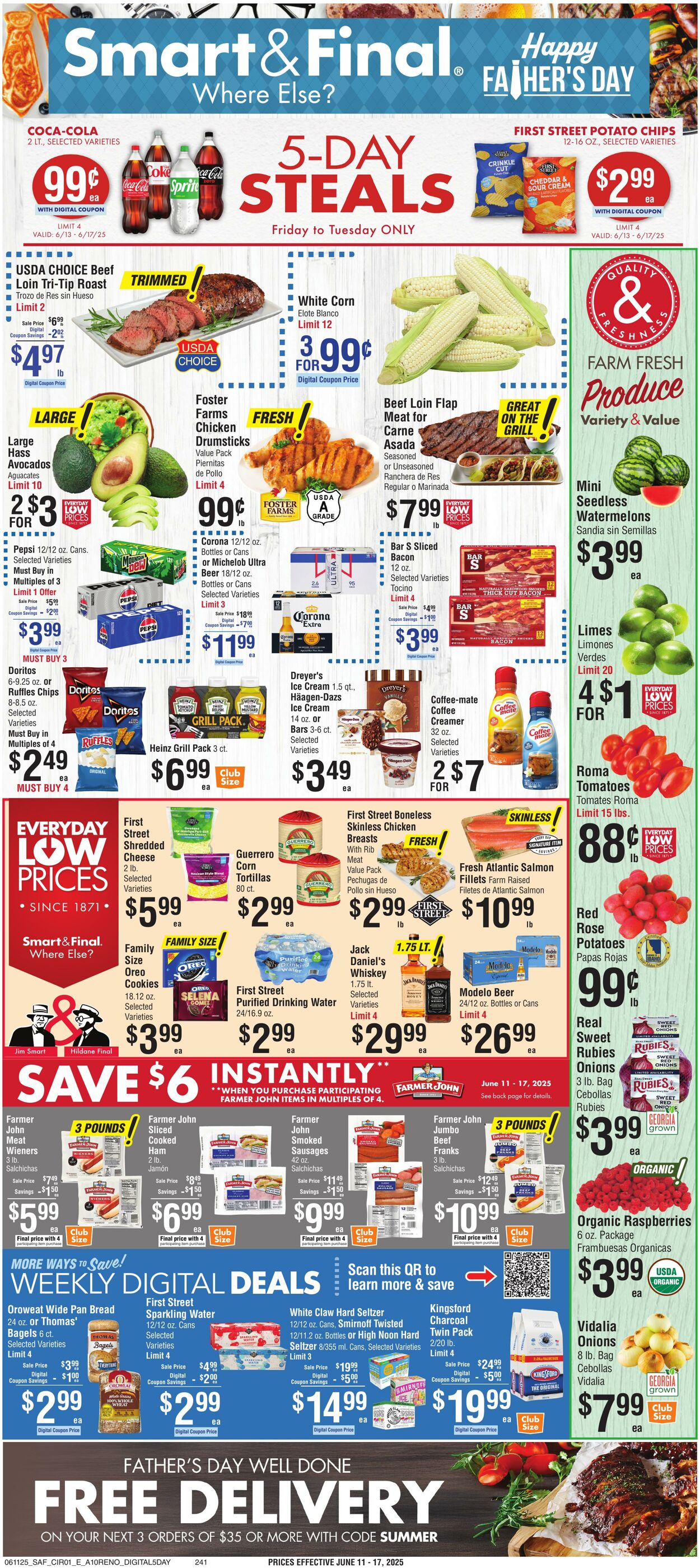 Weekly ad Smart and Final 06/13/2025 - 06/17/2025