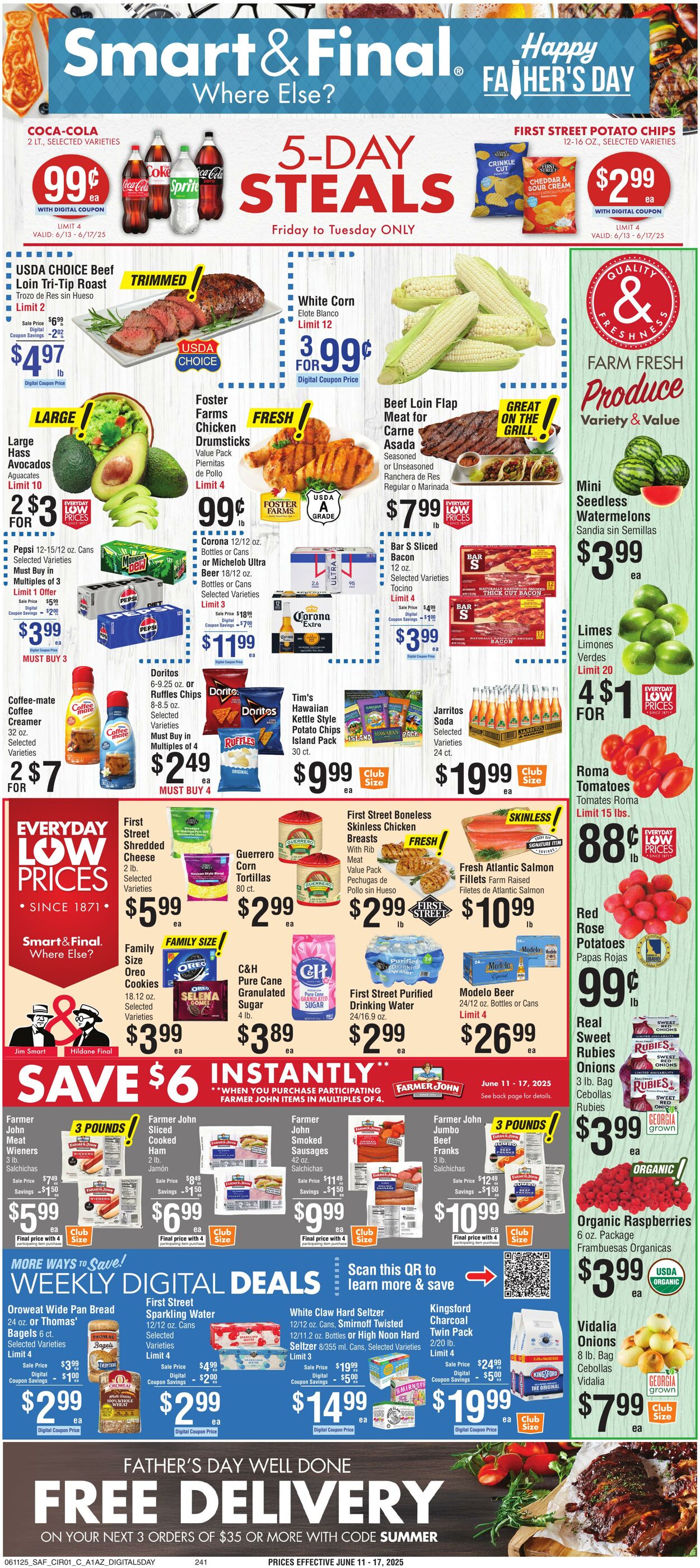Weekly ad Smart and Final 06/13/2025 - 06/17/2025