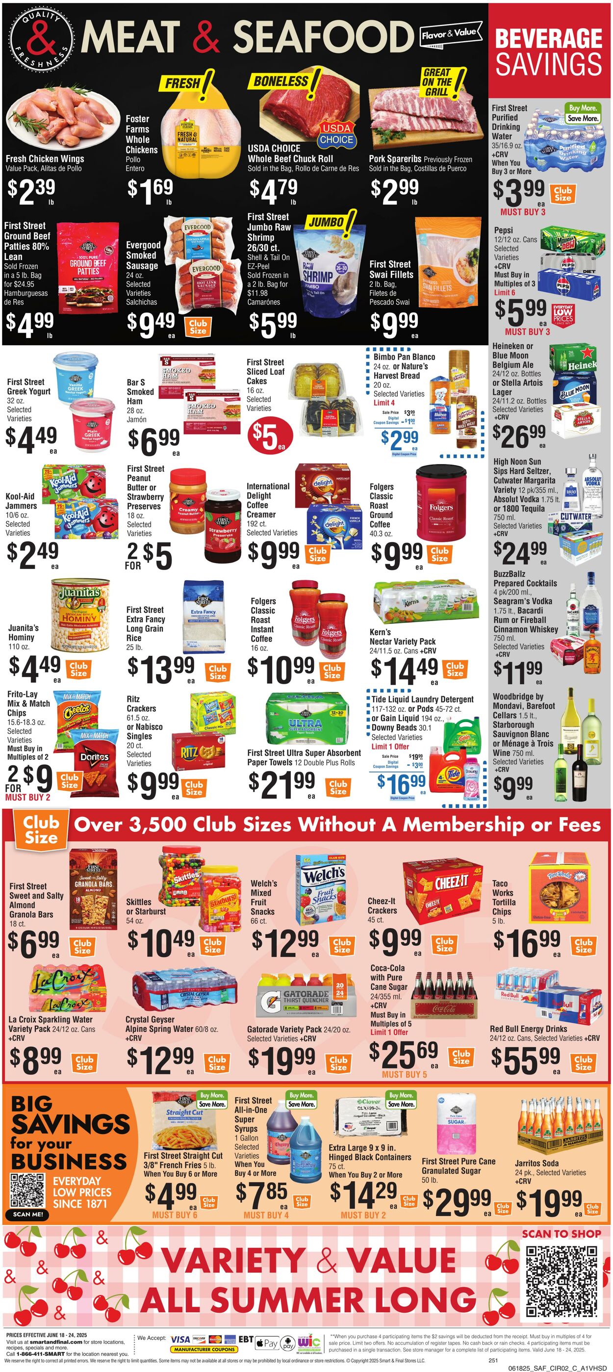 Weekly ad Smart and Final 06/20/2025 - 06/24/2025