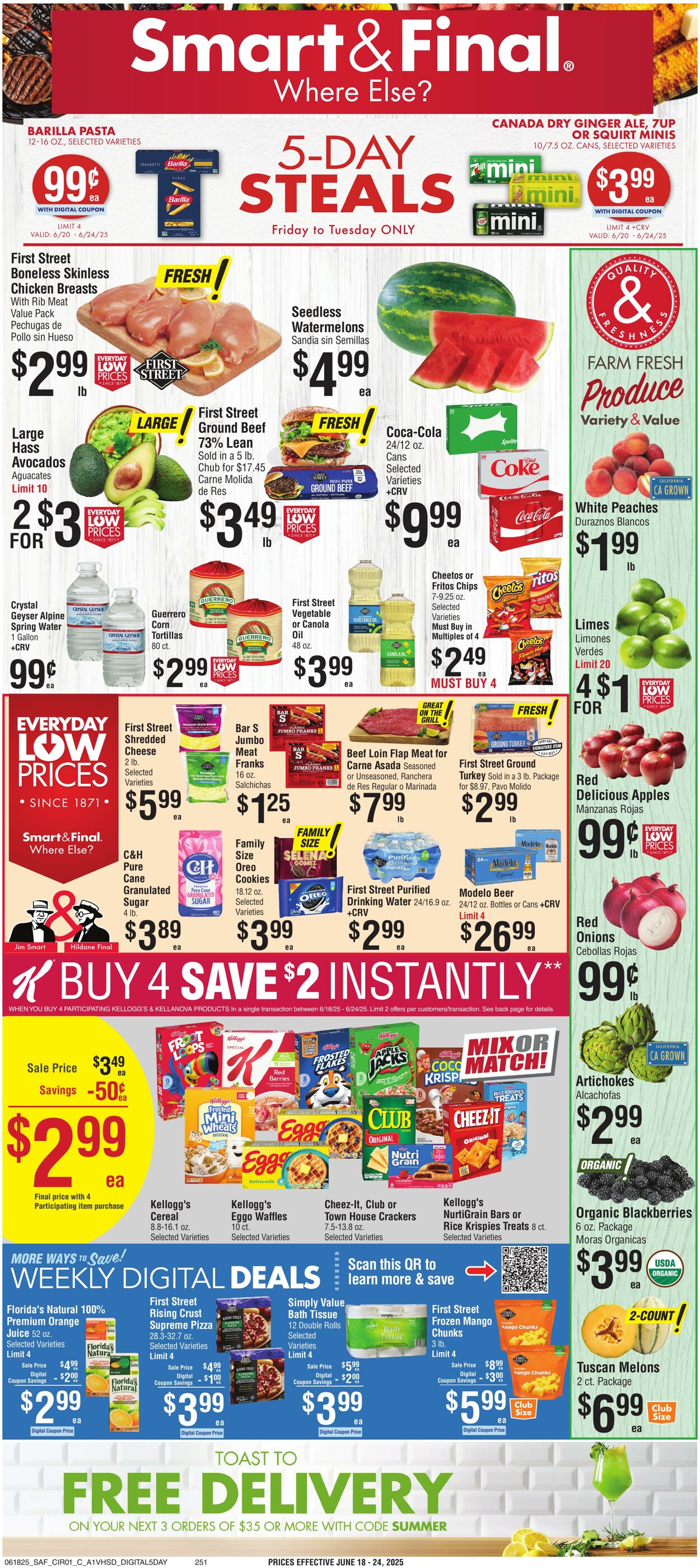 Weekly ad Smart and Final 06/20/2025 - 06/24/2025