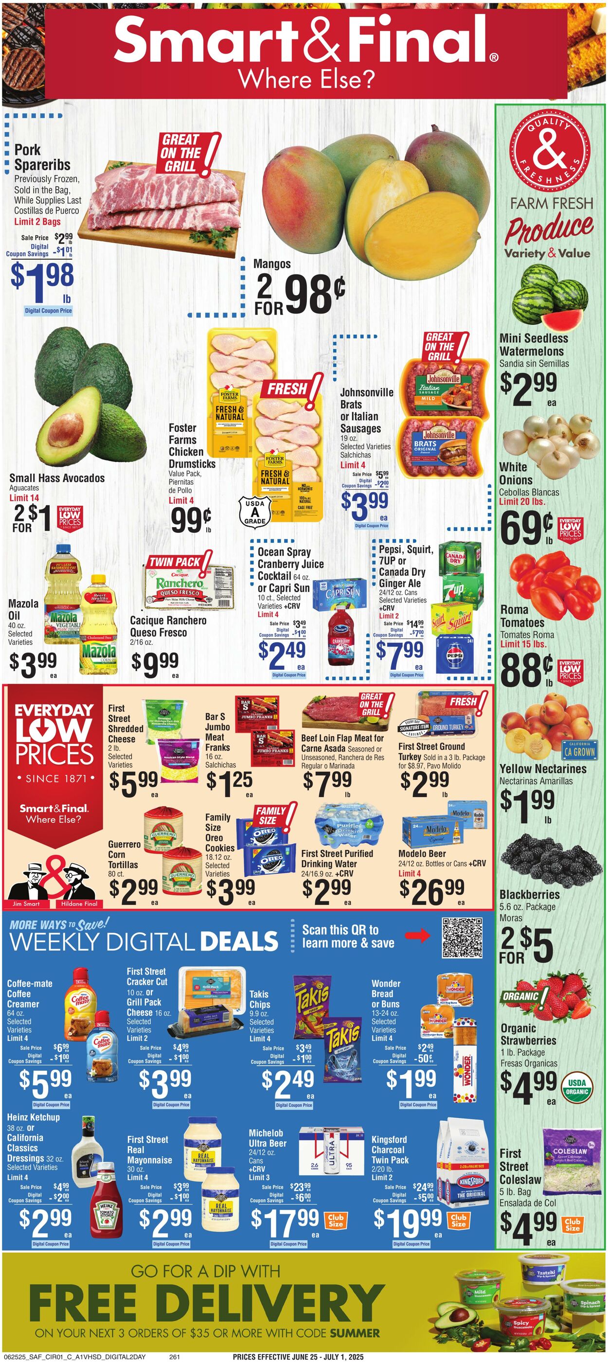Weekly ad Smart and Final 06/24/2025 - 06/26/2025