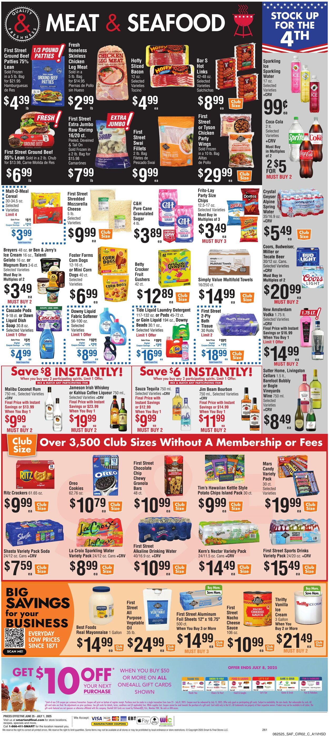 Weekly ad Smart and Final 06/24/2025 - 06/26/2025