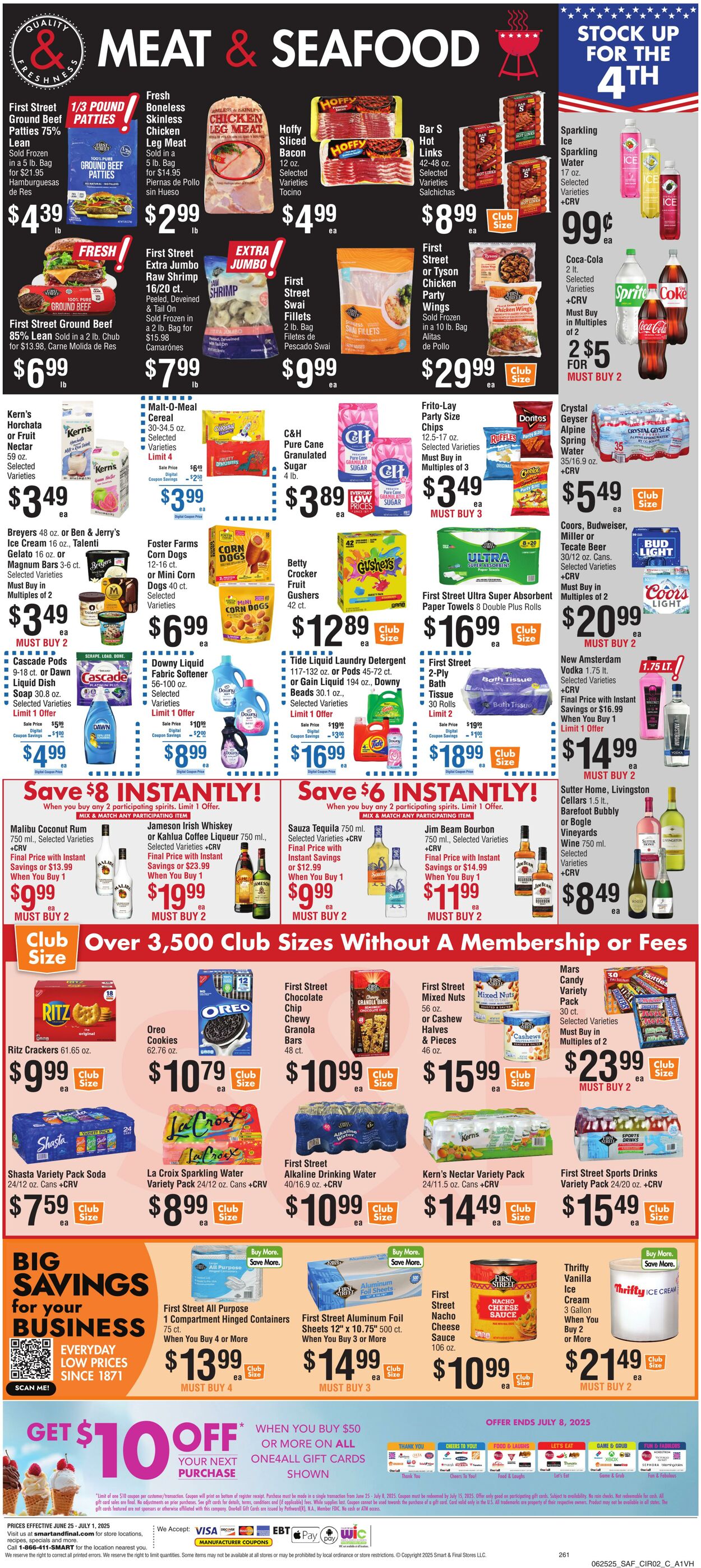 Weekly ad Smart and Final 06/27/2025 - 07/01/2025