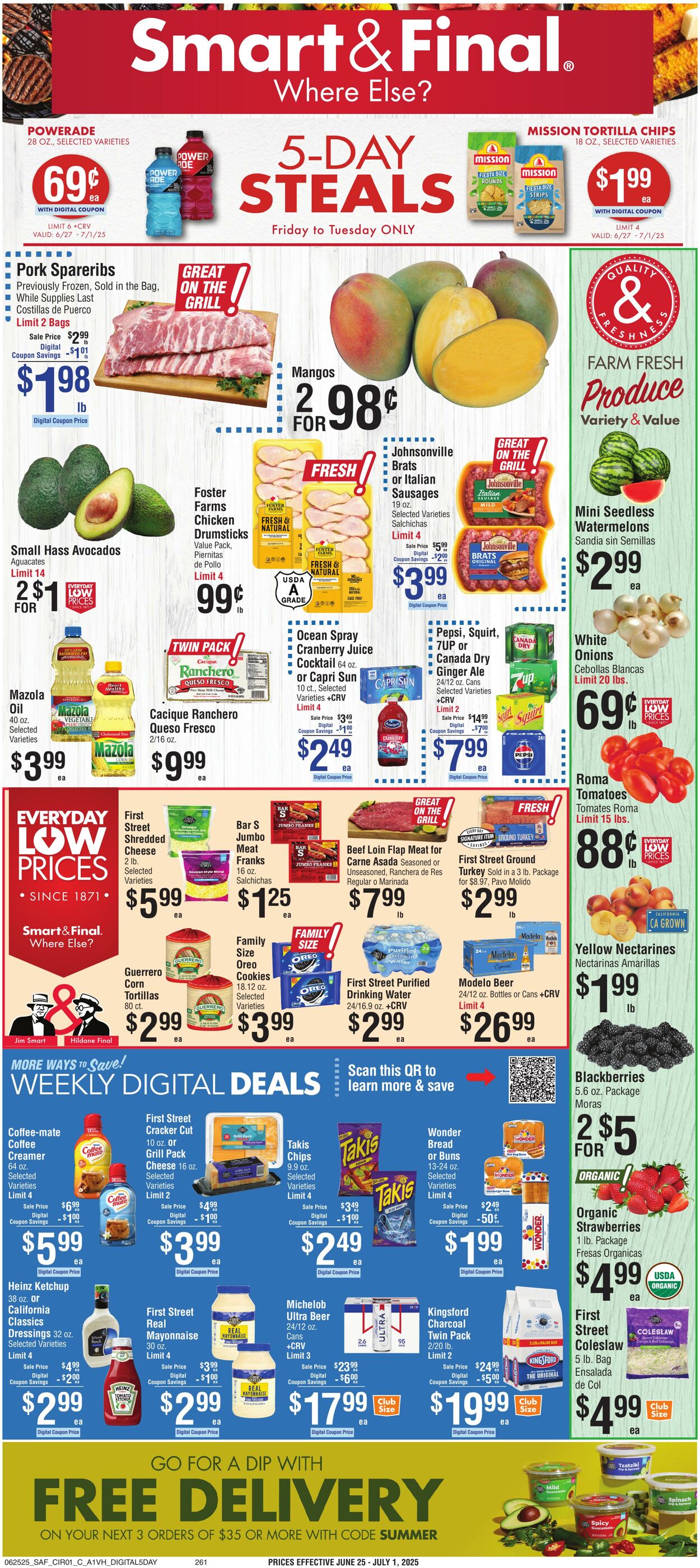 Weekly ad Smart and Final 06/27/2025 - 07/01/2025