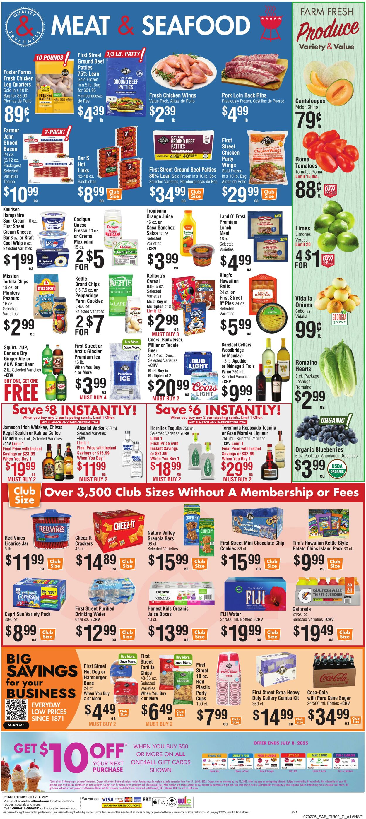 Weekly ad Smart and Final 07/04/2025 - 07/08/2025