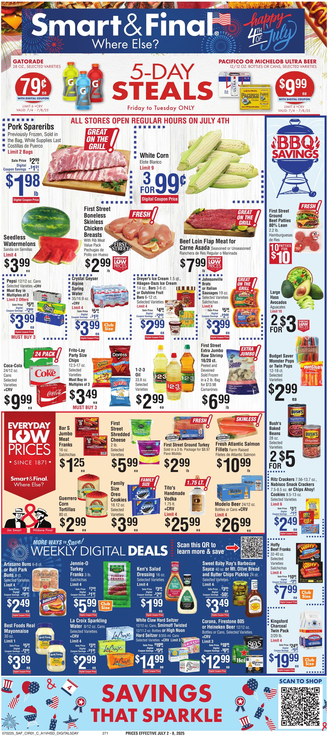 Weekly ad Smart and Final 07/04/2025 - 07/08/2025