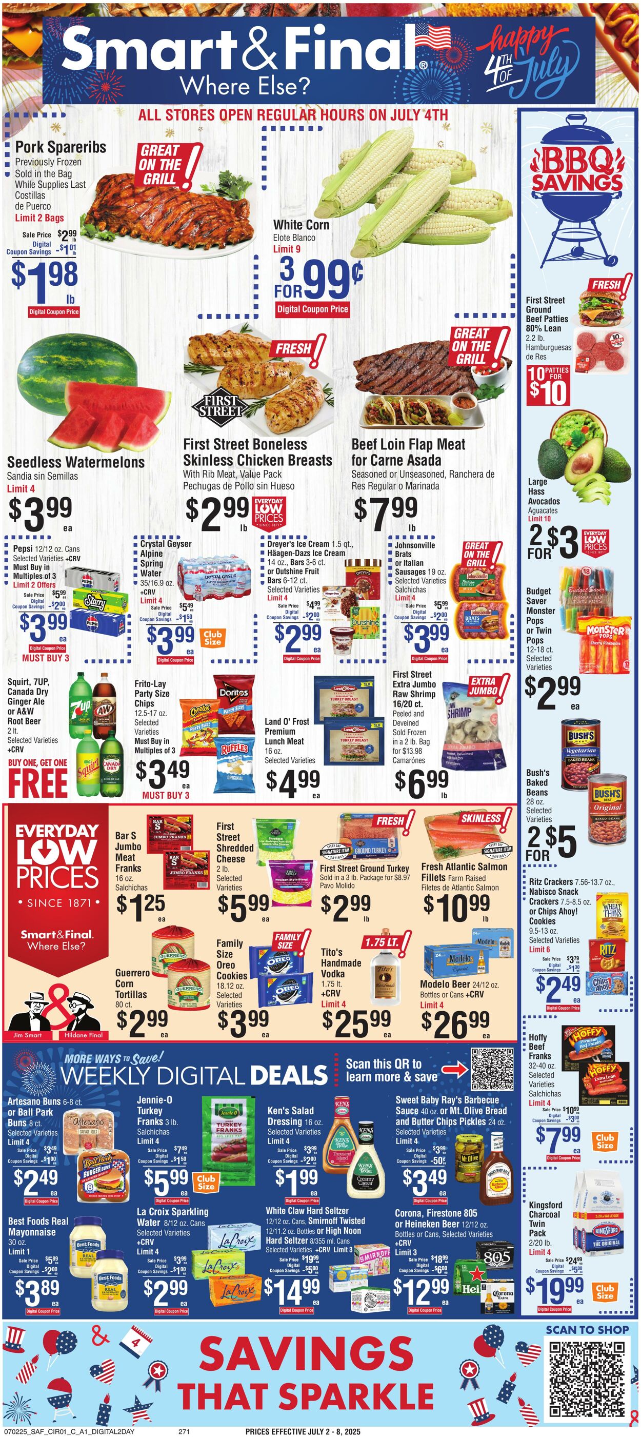 Weekly ad Smart and Final 07/01/2025 - 07/03/2025