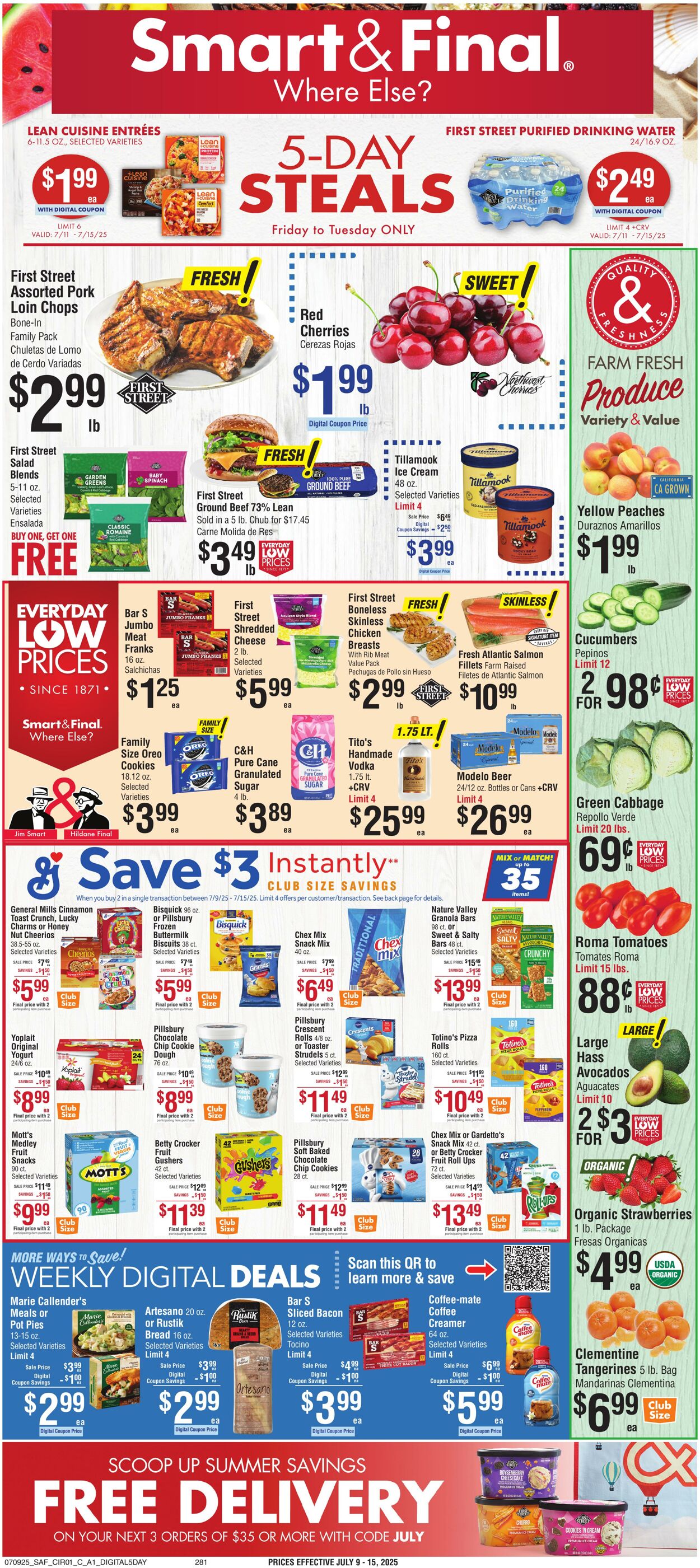 Weekly ad Smart and Final 07/11/2025 - 07/15/2025