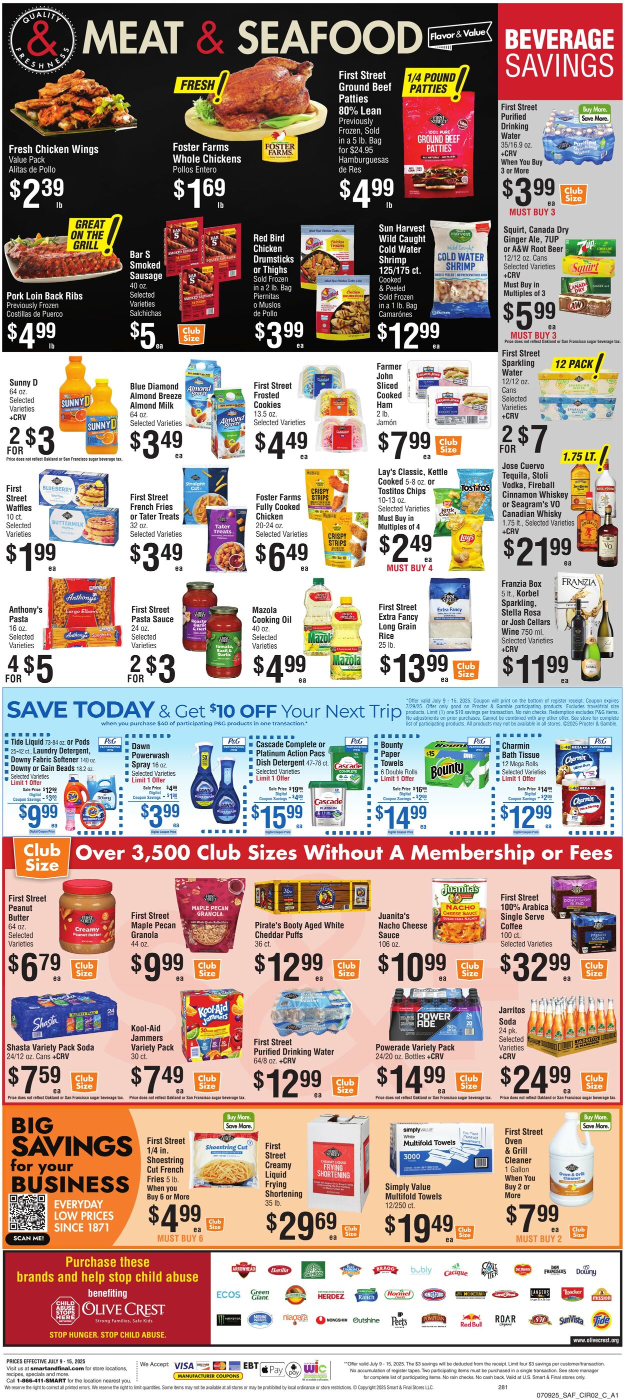 Weekly ad Smart and Final 07/11/2025 - 07/15/2025