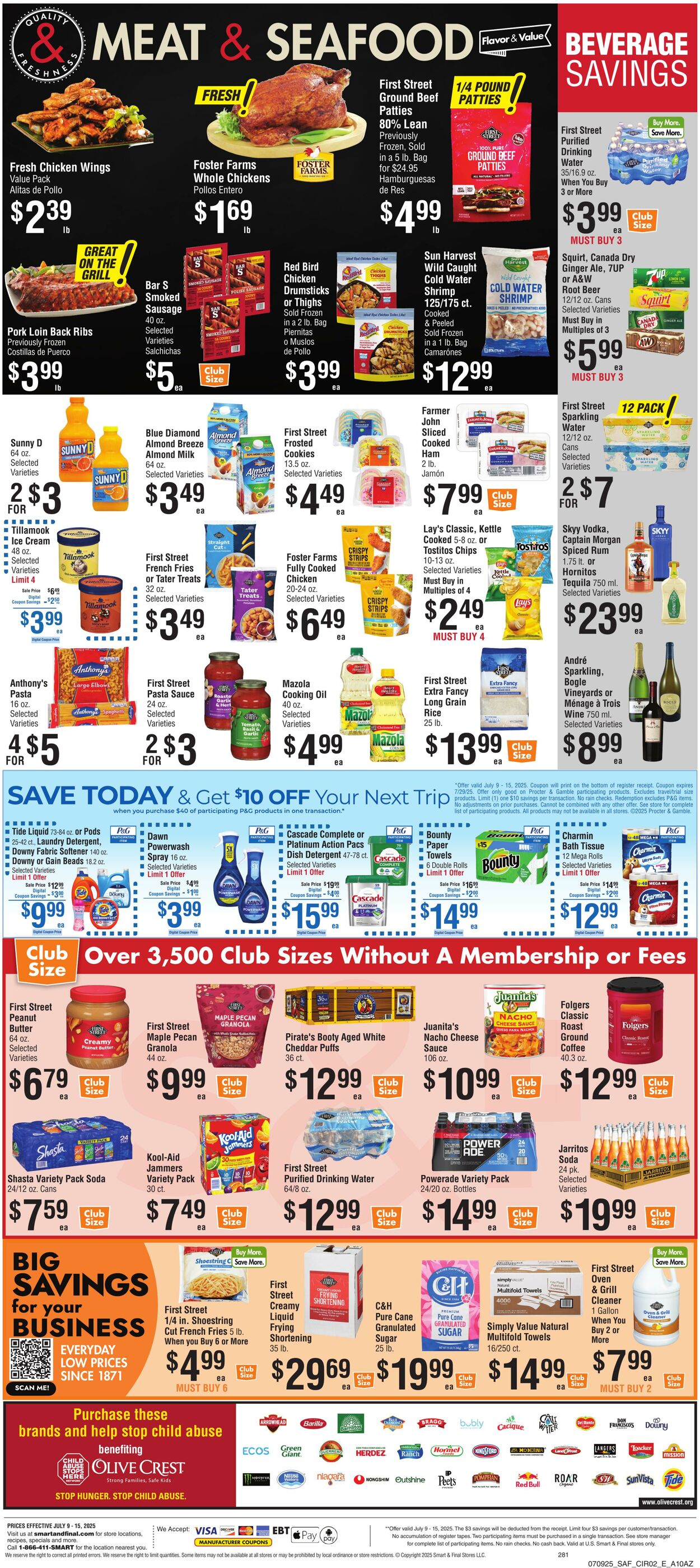Weekly ad Smart and Final 07/08/2025 - 07/10/2025