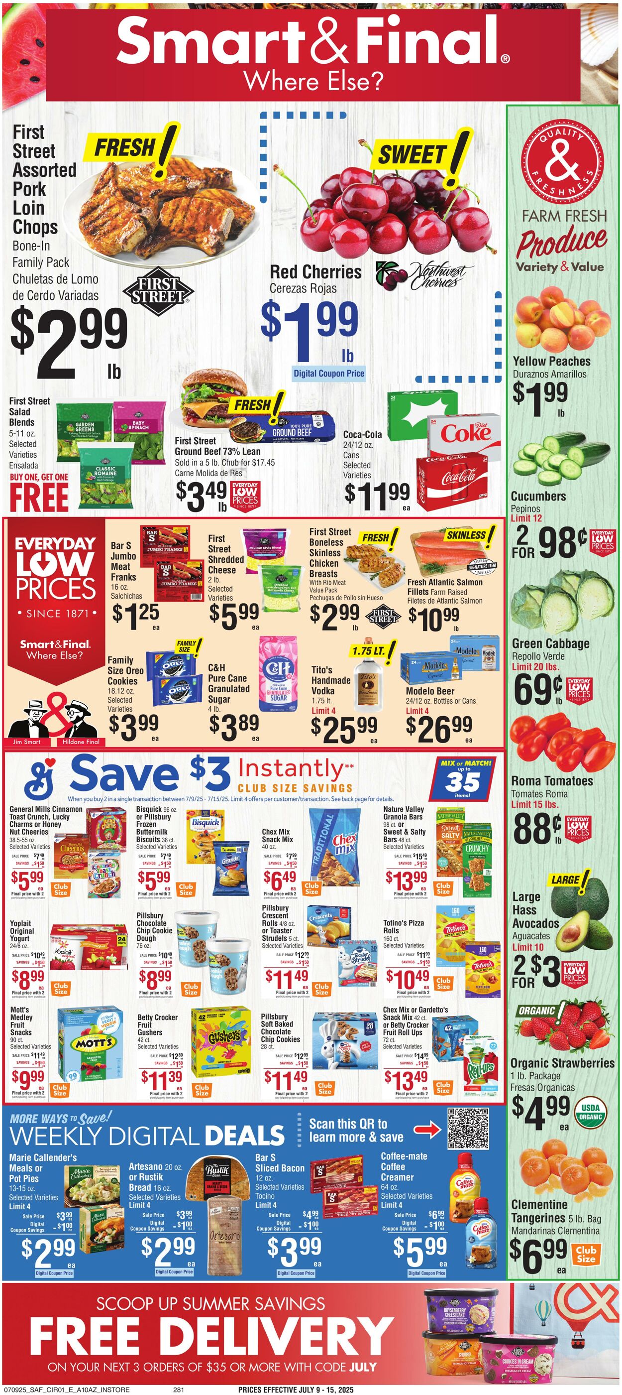 Weekly ad Smart and Final 07/08/2025 - 07/10/2025