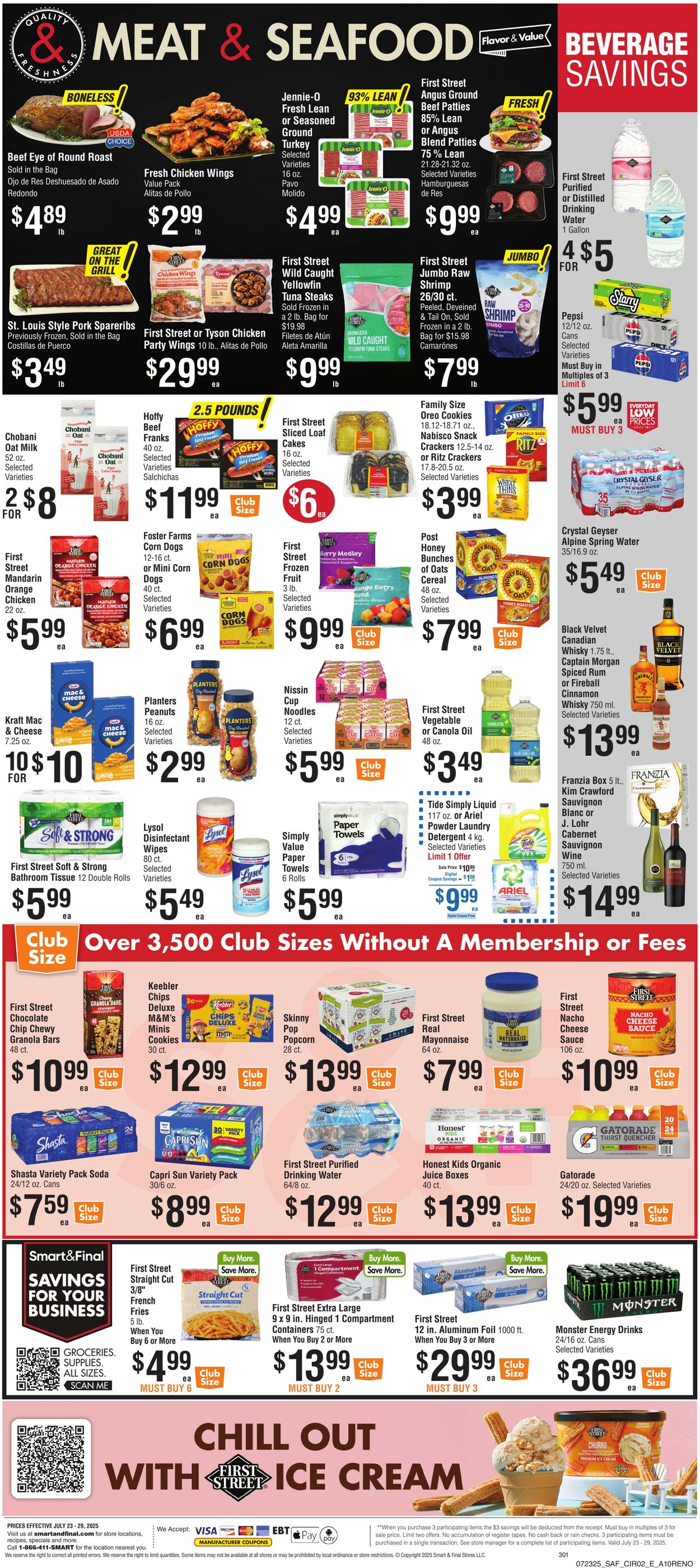 Weekly ad Smart and Final 07/25/2025 - 07/29/2025